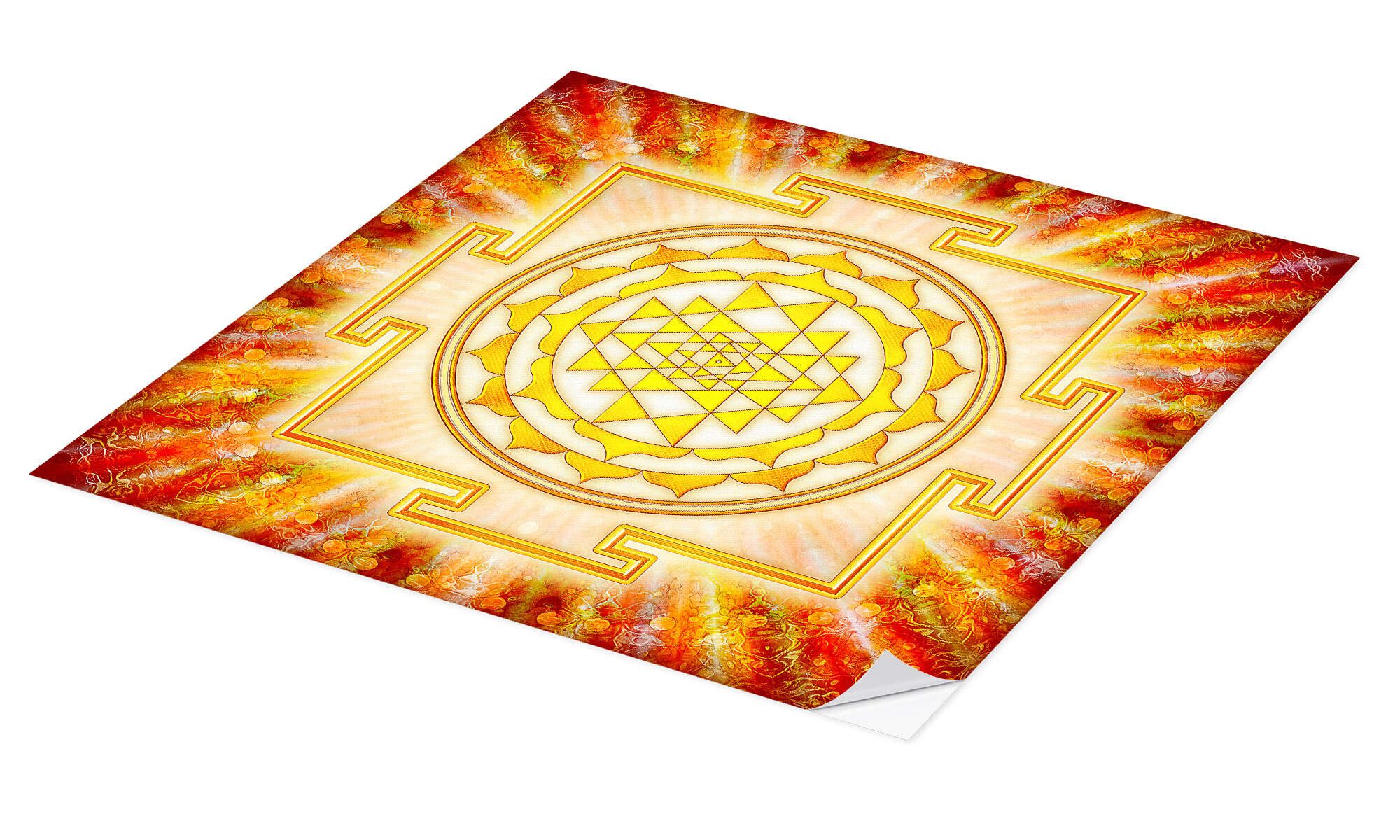 Posterlounge Wandbild Sri Yantra – Artwork günstig online kaufen
