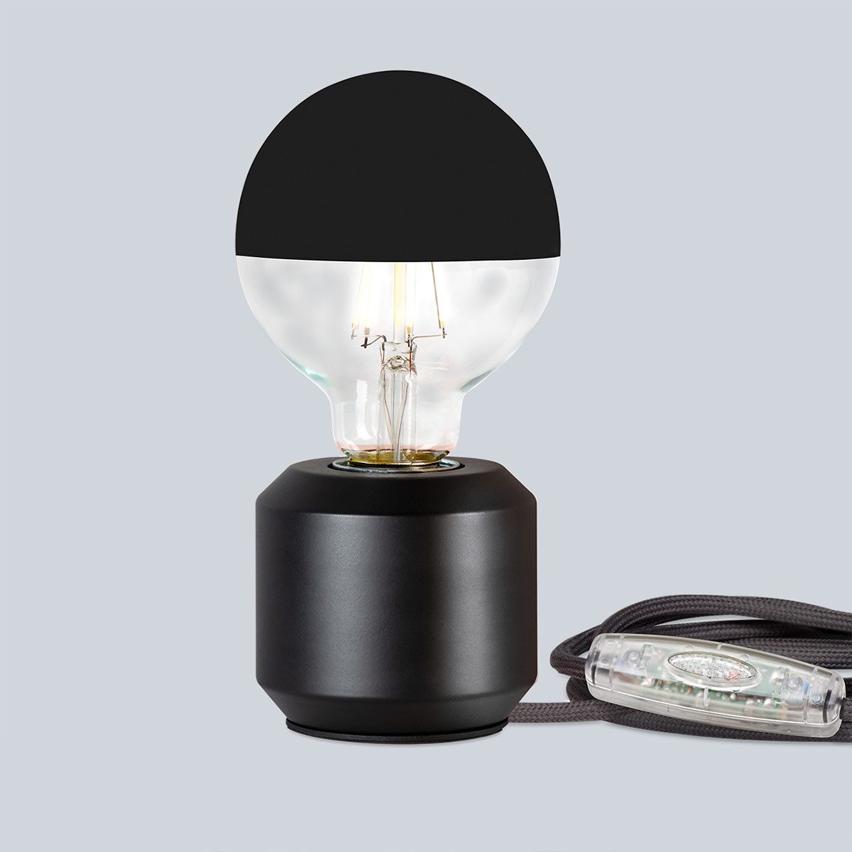 Mawa Design Tischleuchte MAWA Oskar dim Dimmbare Design-Tischleuchte, LED wechselbar, Tischlampe dimmbar, E27 Fassung
