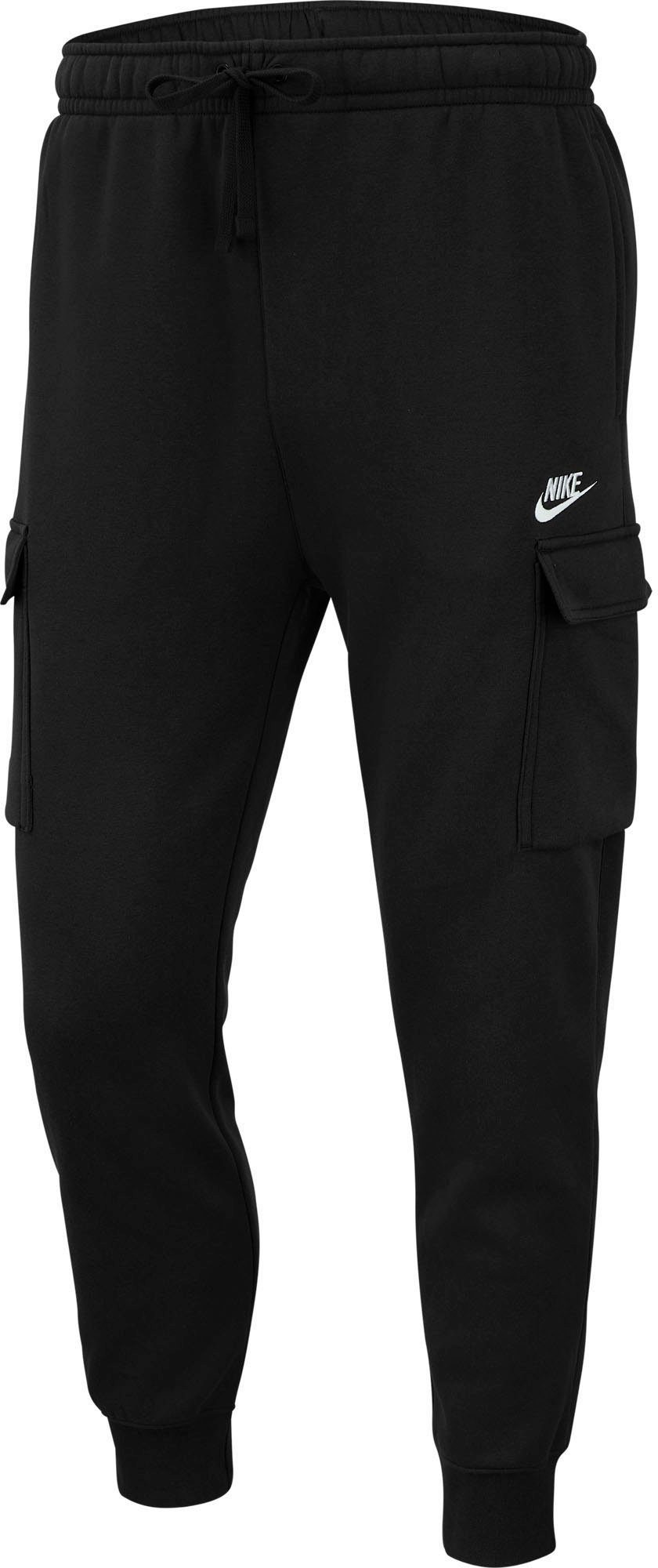 Nike Sportswear schwarz CARGO PANTS MEN'S CLUB Jogginghose FLEECE