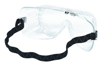 KS Tools Arbeitsschutzbrille, Schutzbrille mit Gummiband-transparent, EN 166
