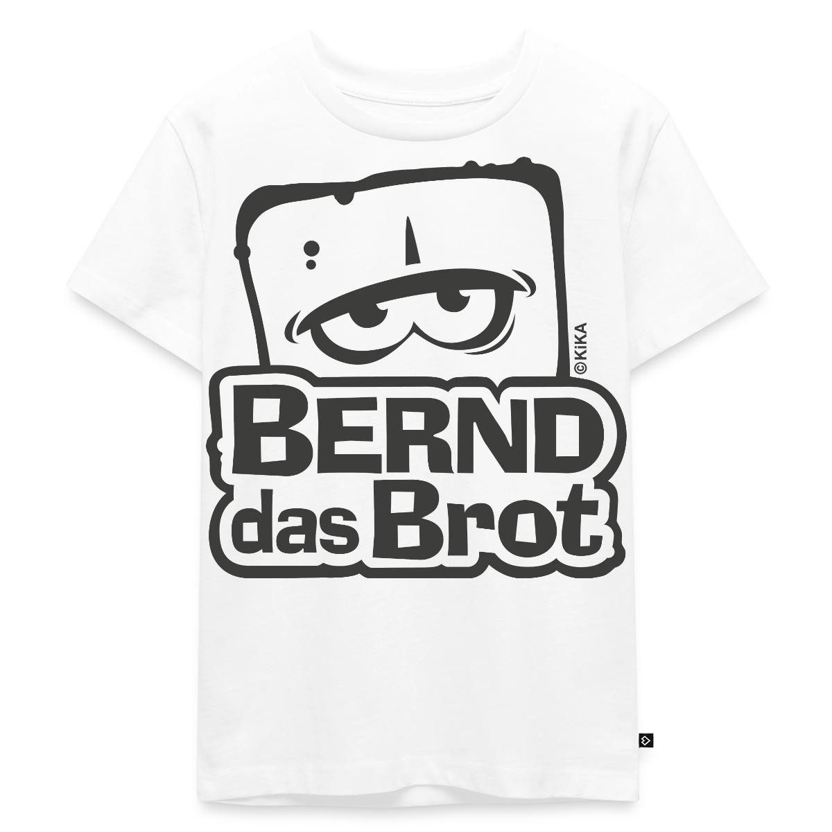 T-Shirt Bernd Das Brot Logo Schwarz-Weiß Kinder Premium T-Shirt