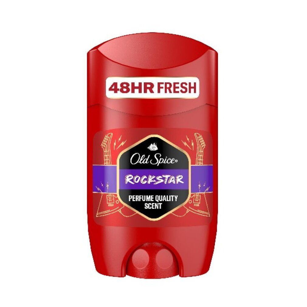 Old Spice Deo-Spray Festes Deodorant für Männer Tomorrowland Rockstar (Deodorant Stick)