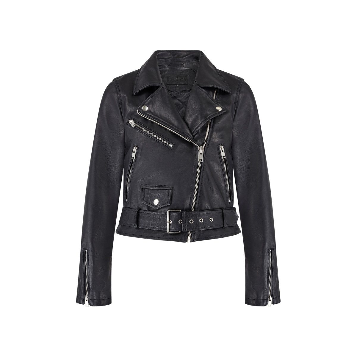 Bolongaro Trevor Lederjacke Sarah Biker Damen Bomberjacke, Freizeitjacke, Blazer, Pufferjacke, Übergangsjacke