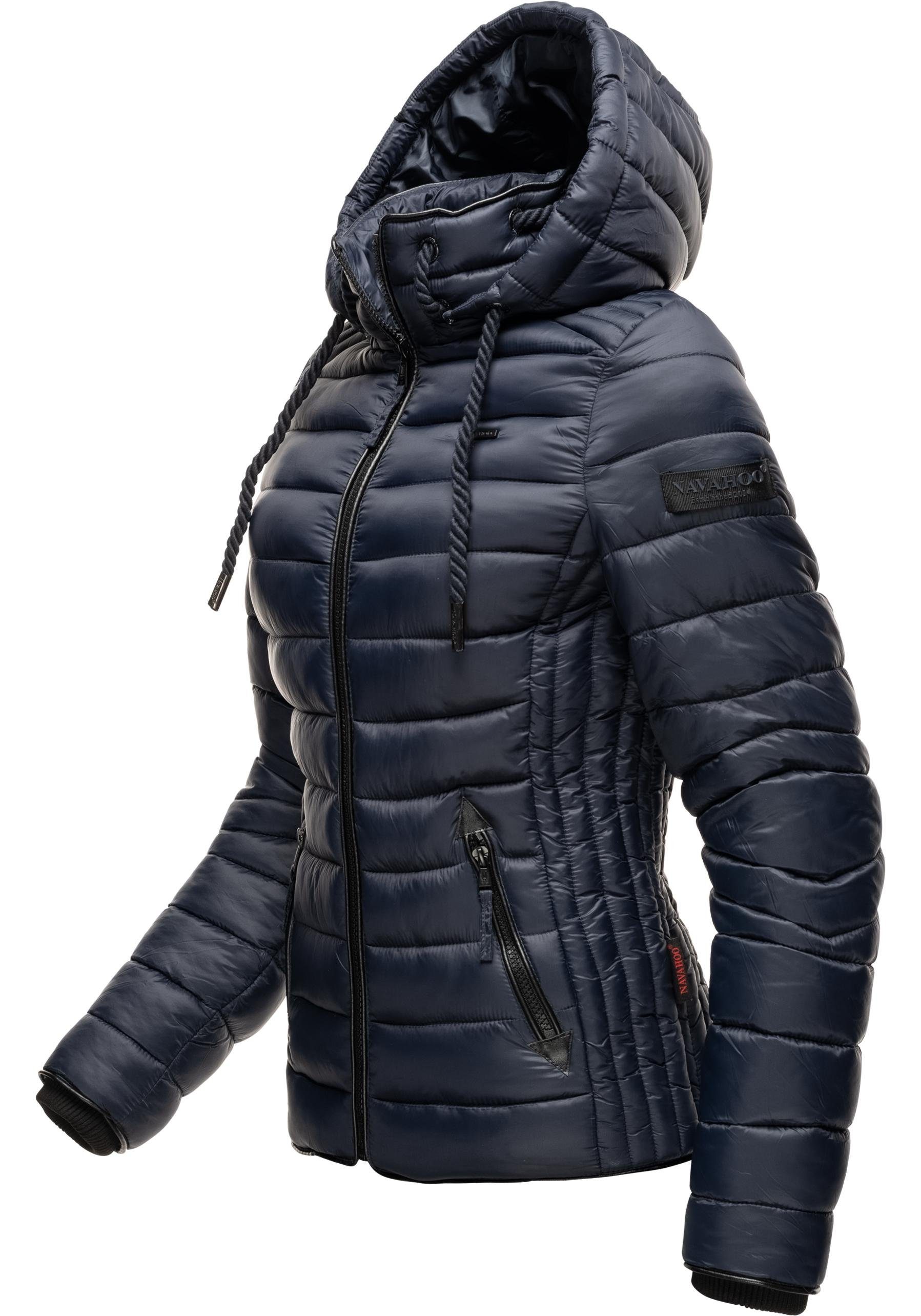 Navahoo Steppjacke Lulana leichte Übergangsjacke mit Kapuze – Bild 2 von 5