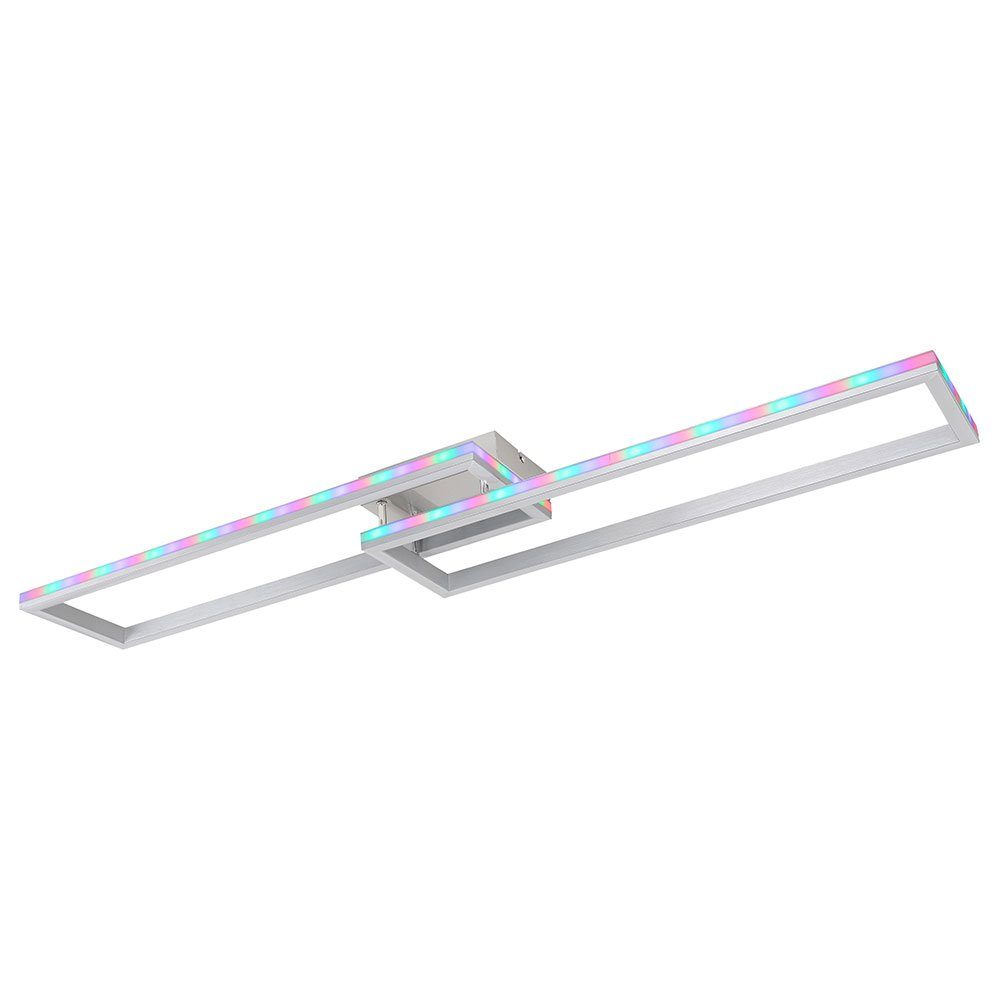 LED Deckenleuchte LED RGB-Farbwechsler Globo Fernbedienung Schwenkbar L Dimmbar Deckenleuchte,