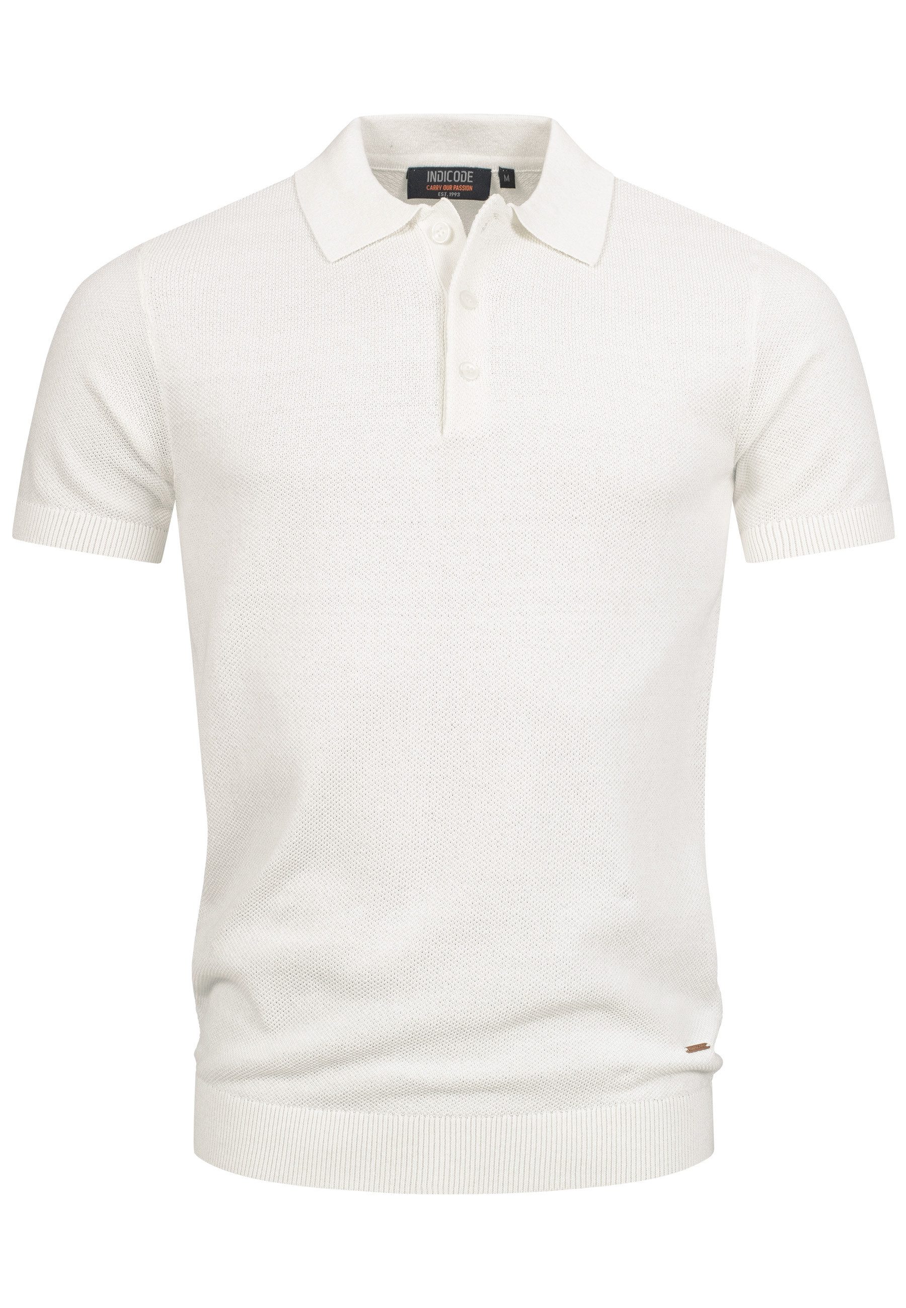 Indicode Poloshirt INVorm mit dezent strukturierter günstig online kaufen