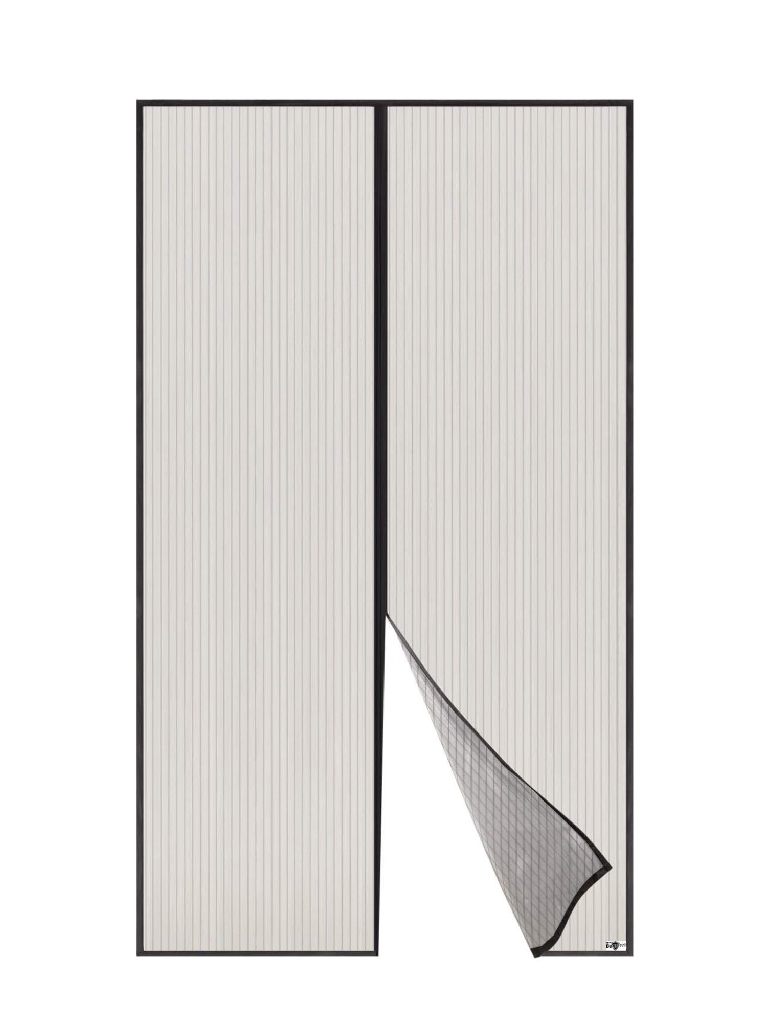 Einemgeld Insektenschutz-Tür mit 140x240CM Türvorhang Klettband Insektenschutz Magnetischer Tür