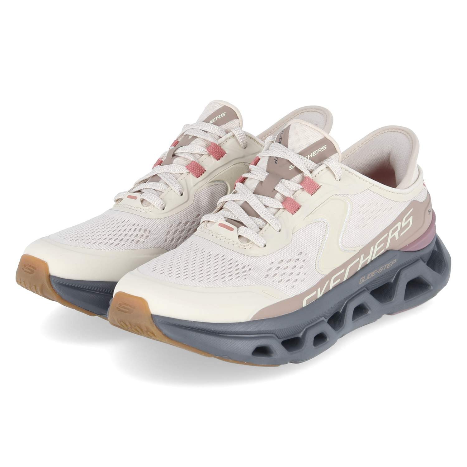 Skechers Skechers 150510 NTGY Damen Textil & Synthetik beige Schnürschuh günstig online kaufen