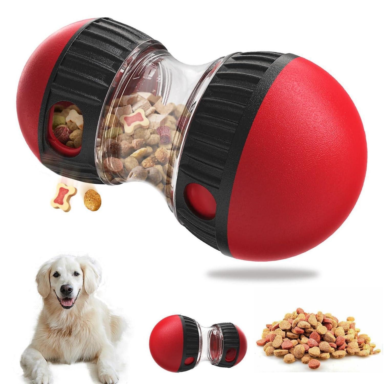 LuxusKollektion Snackball Hundespielzeug Intelligenz Futterball Ø 10cm, Kunststoff, (1-tlg)