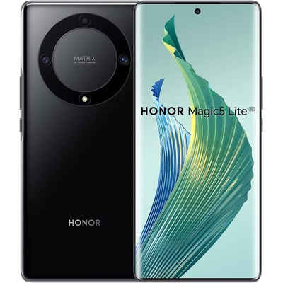 Honor Magic5 Lite 5G 128 GB / 6 GB - Smartphone - black Smartphone (6,7 Zoll, 128 GB Speicherplatz)