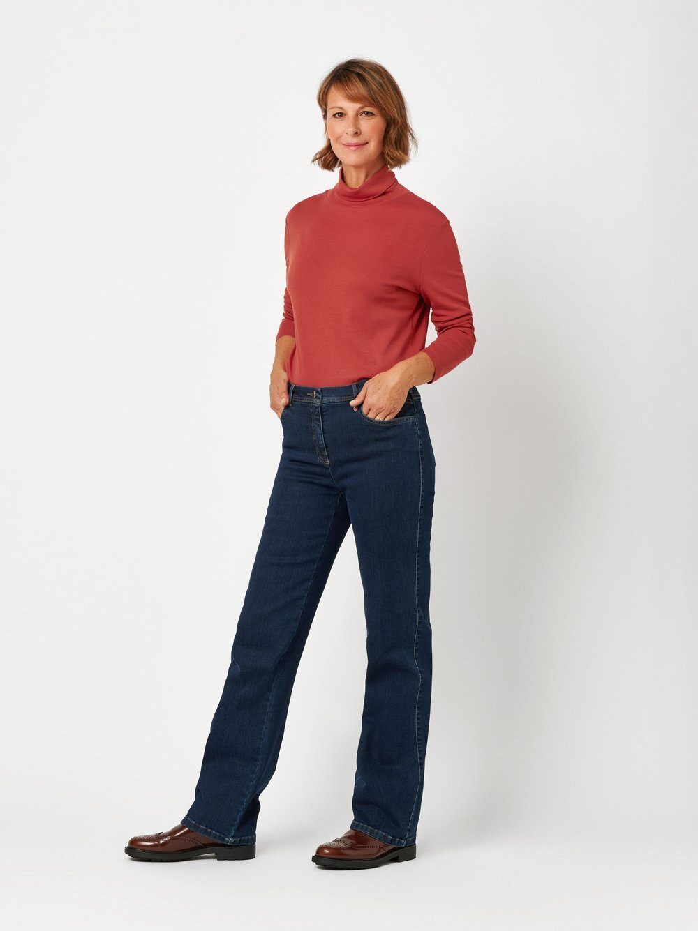 Relaxed by TONI Straight-Jeans Meine beste Freundin in Straight-Fit