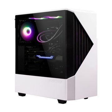 GAMEMAX Horizon 7326 Gaming-PC (AMD Ryzen 7 5700X, RTX 4060, 32 GB RAM, 2000 GB SSD, Wasserkühlung, PCIe SSD Gen4, Windows 11)