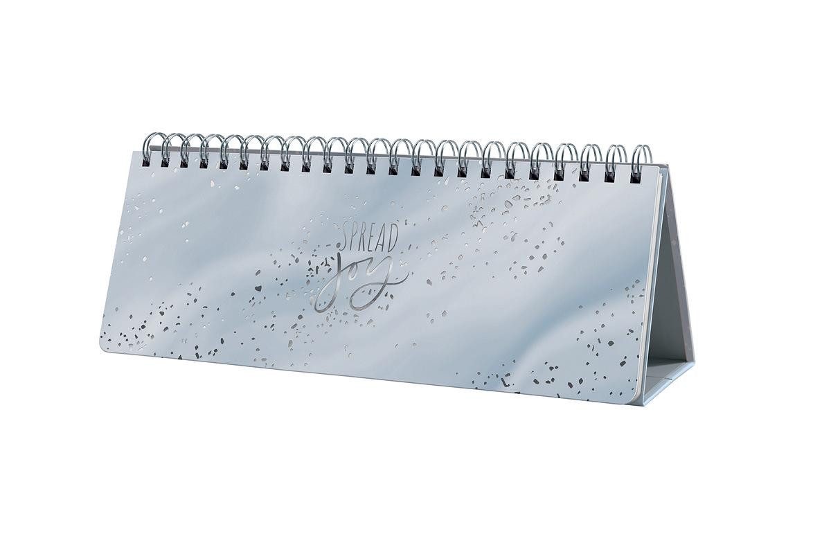 Sigel Terminkalender SIGEL Kalender Wochenplaner Jolie undatiert JP105 Querkalender, Jahresübersicht, mit Aufstellfunktion, inkl. 2 Stickerbögen