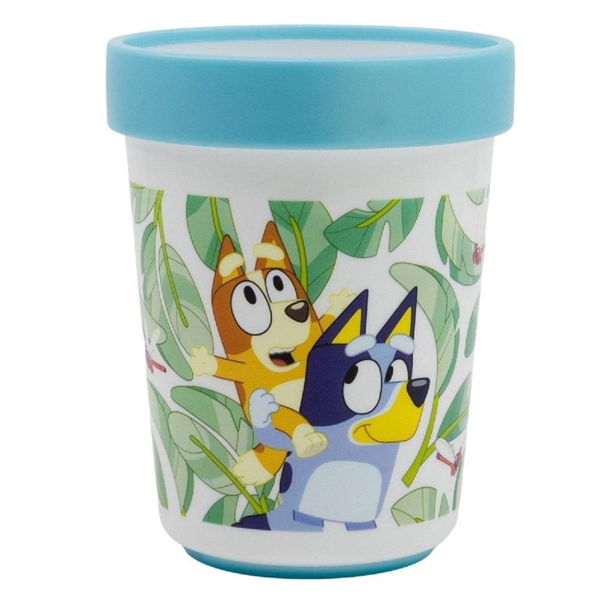 Bluey Tasse Kindergeschirr ab 4 Jahren Tasse für Kinder mikrowellengeeignet 260 ml