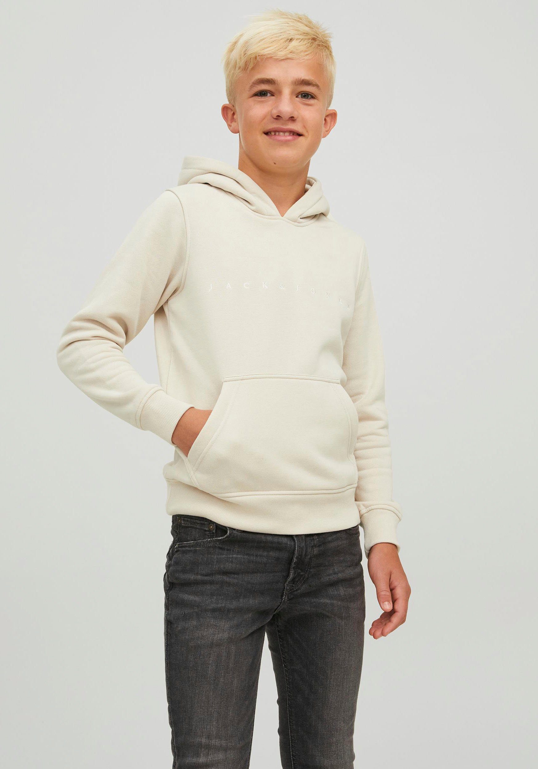 [Explosive Popularität] Jack & Jones Junior Kapuzensweatshirt Detail:JJ NOOS JNR Moonbeam JORCOPENHAGEN HOOD SWEAT EMB