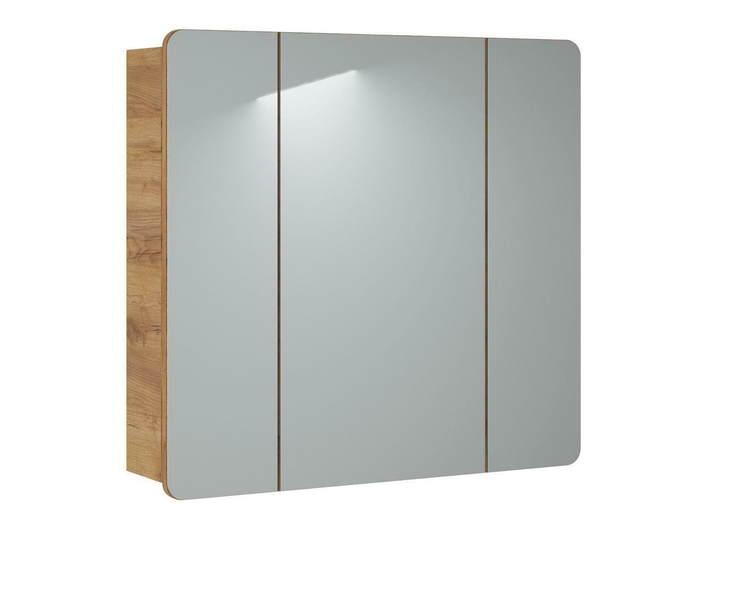 JVmoebel Badezimmerspiegelschrank Spiegel Badspiegel Spiegelschrank Badezimmerspiegel Hängespiegel Schrank 80 cm