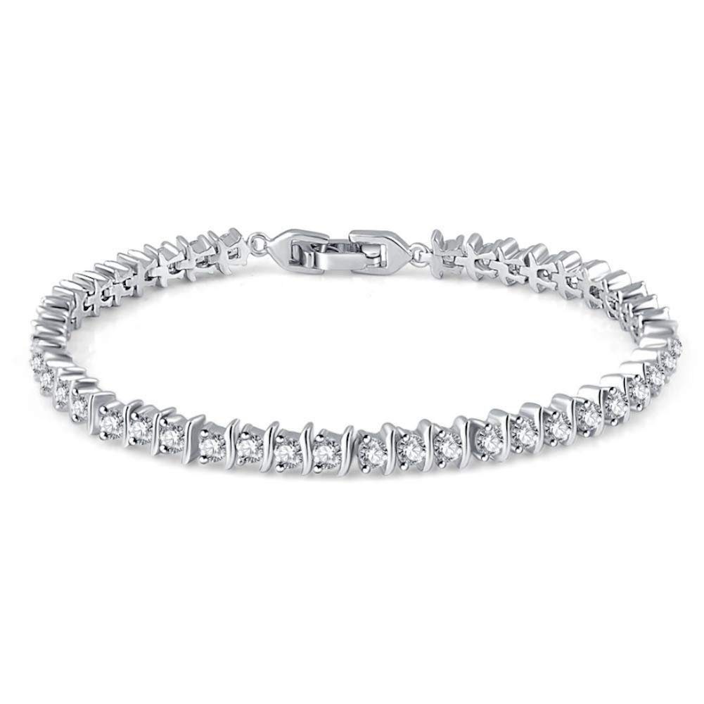 Kim Johanson Tennisarmband Anni (1-tlg), mit Zirkonia-Kristallen, elegant & günstig online kaufen