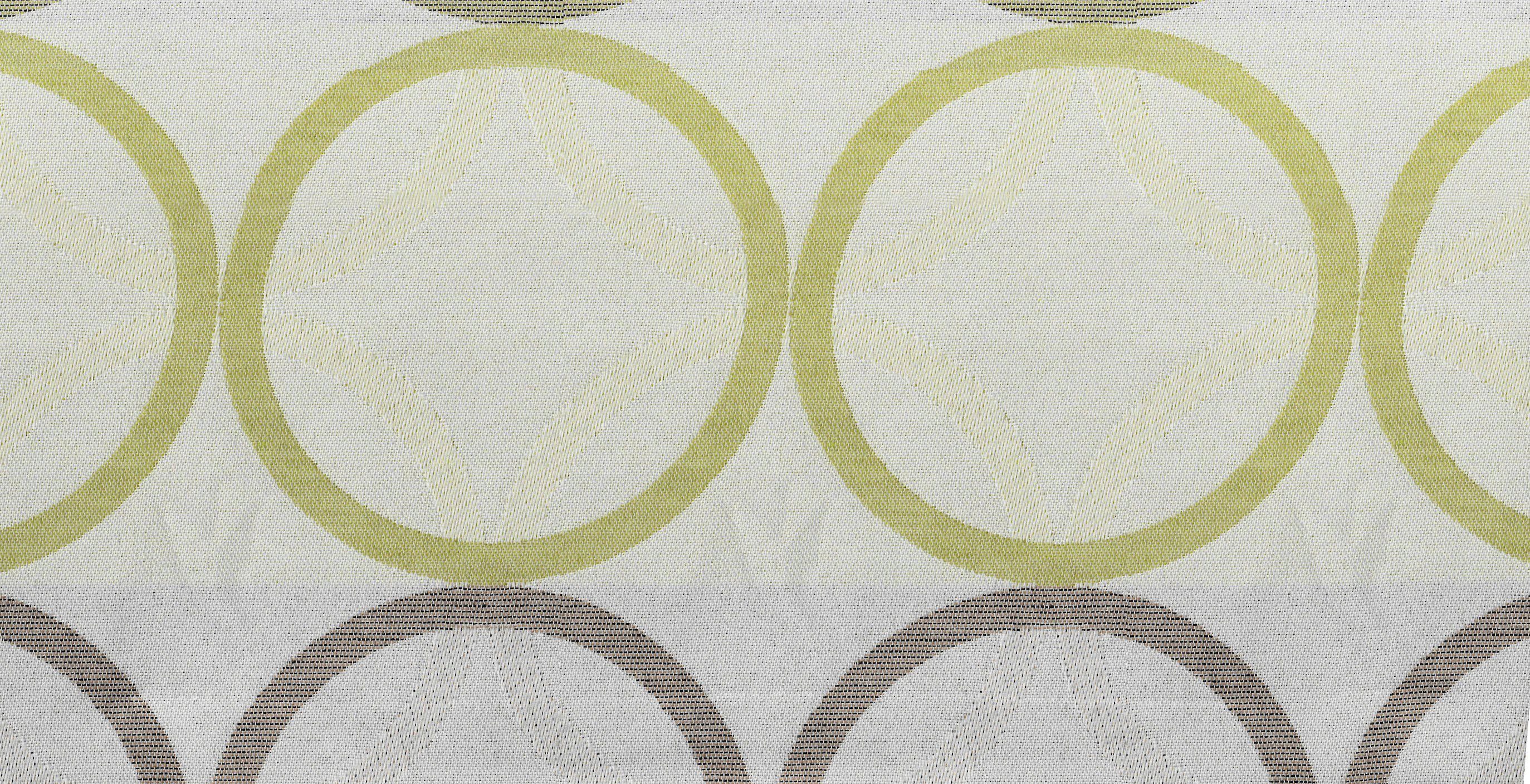 (1 Wirth, St), Zirbello, Multifunktionsband Jacquard blickdicht, grün Vorhang