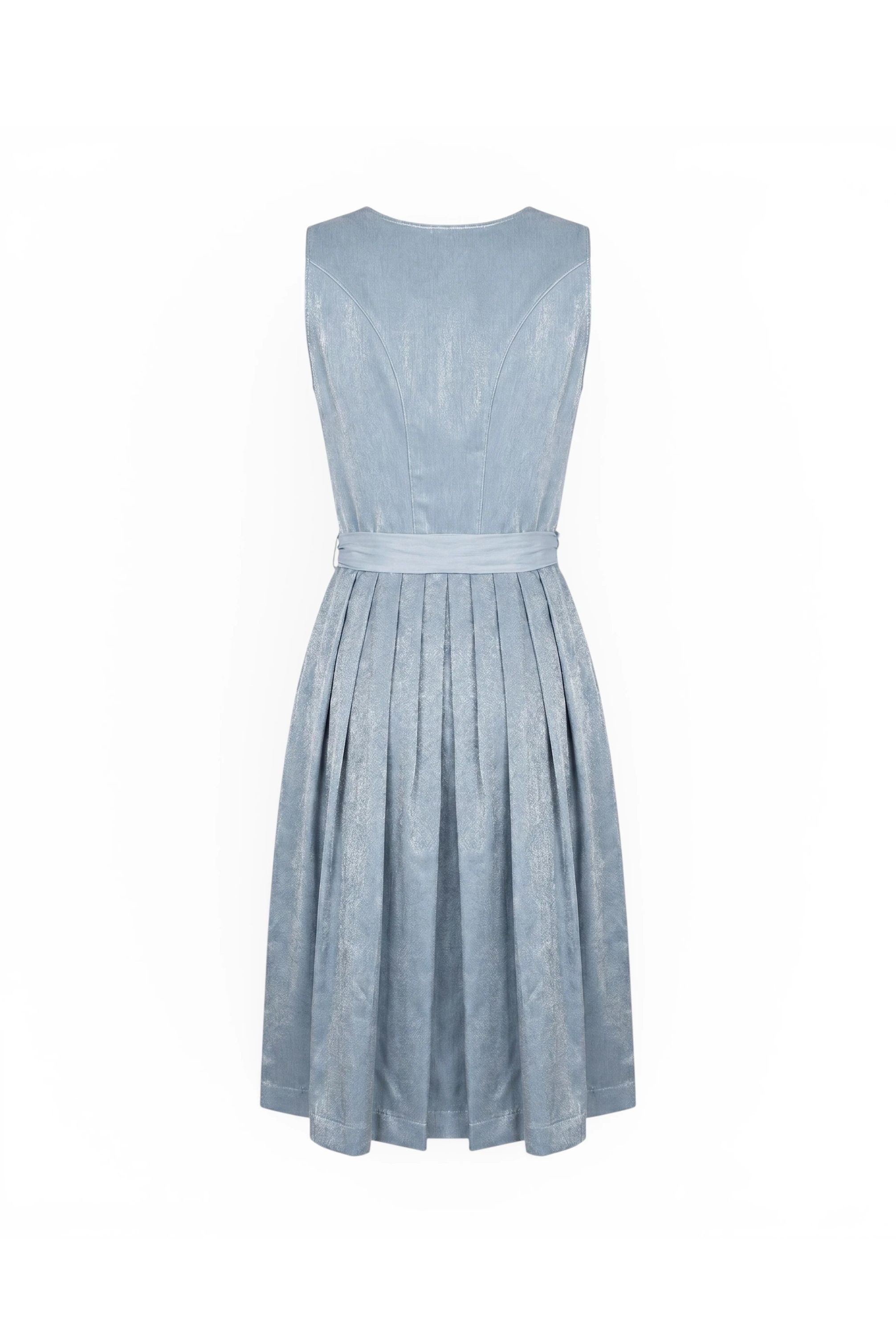 Nübler Dirndl Minidirndl Korinna in Hellblau - Rocklänge 60 cm