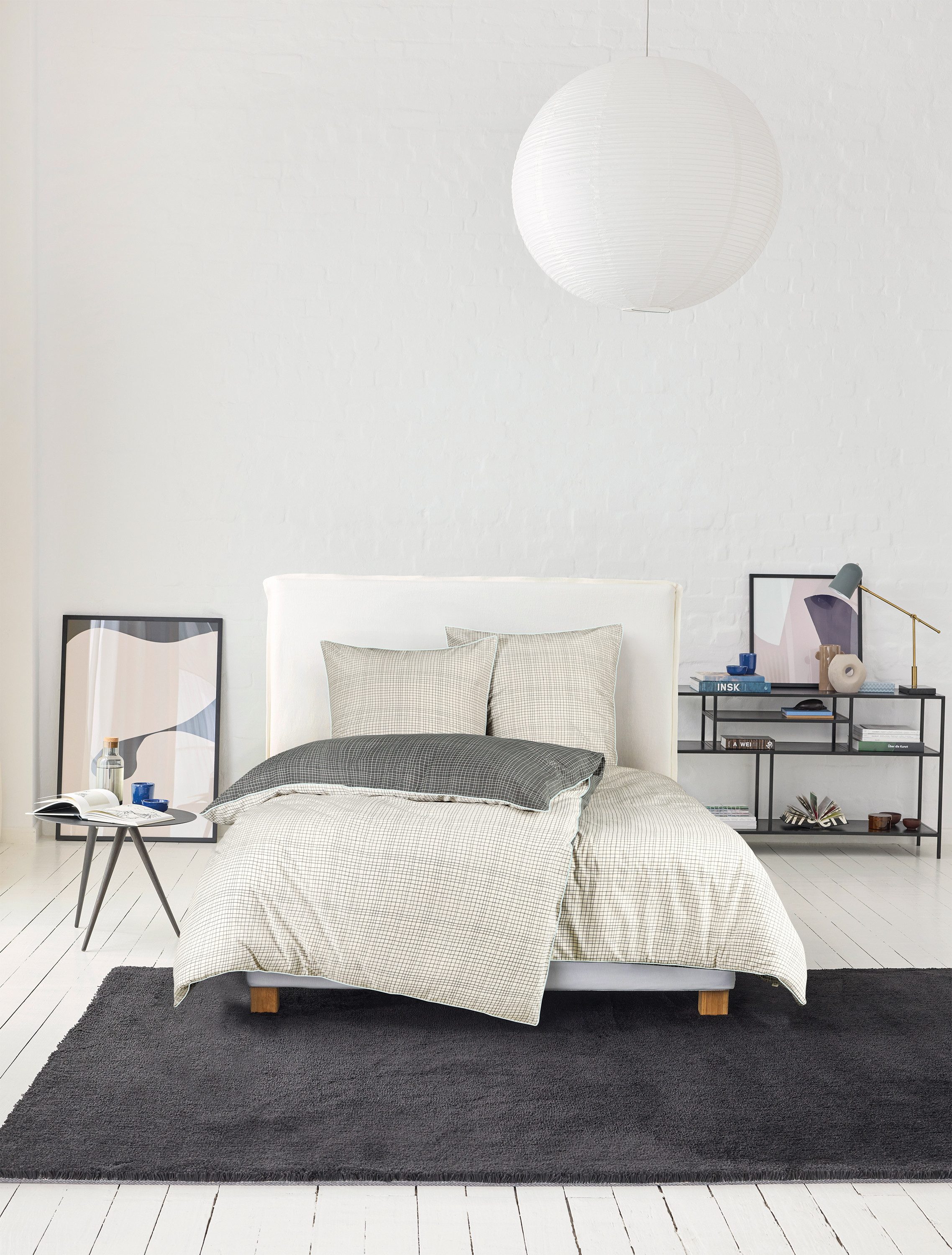 Esprit Wendebettwäsche Grid, Renforcé, 2 teilig, aus reiner Baumwolle und m günstig online kaufen