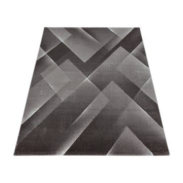 Teppich Abstrakt Design, Teppium, Rechteckig, Höhe: 9 mm, Kurzflor Teppich Abstrakt Design Teppich Braun Teppich Wohnzimmer