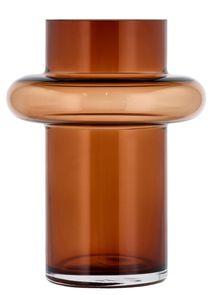 LYNGBY-GLAS Dekovase Tube Vase Glas amber 20 cm (Vasen)