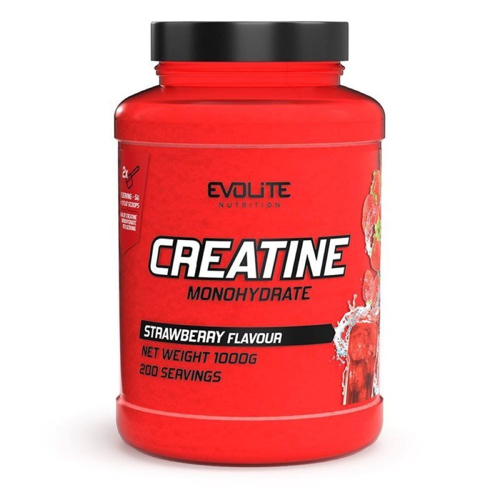 Evolite Nutrition EVOLITE CREATINE Monohydrat 1000g / Kreatin Pulver / Creatin 1Kg Pulver