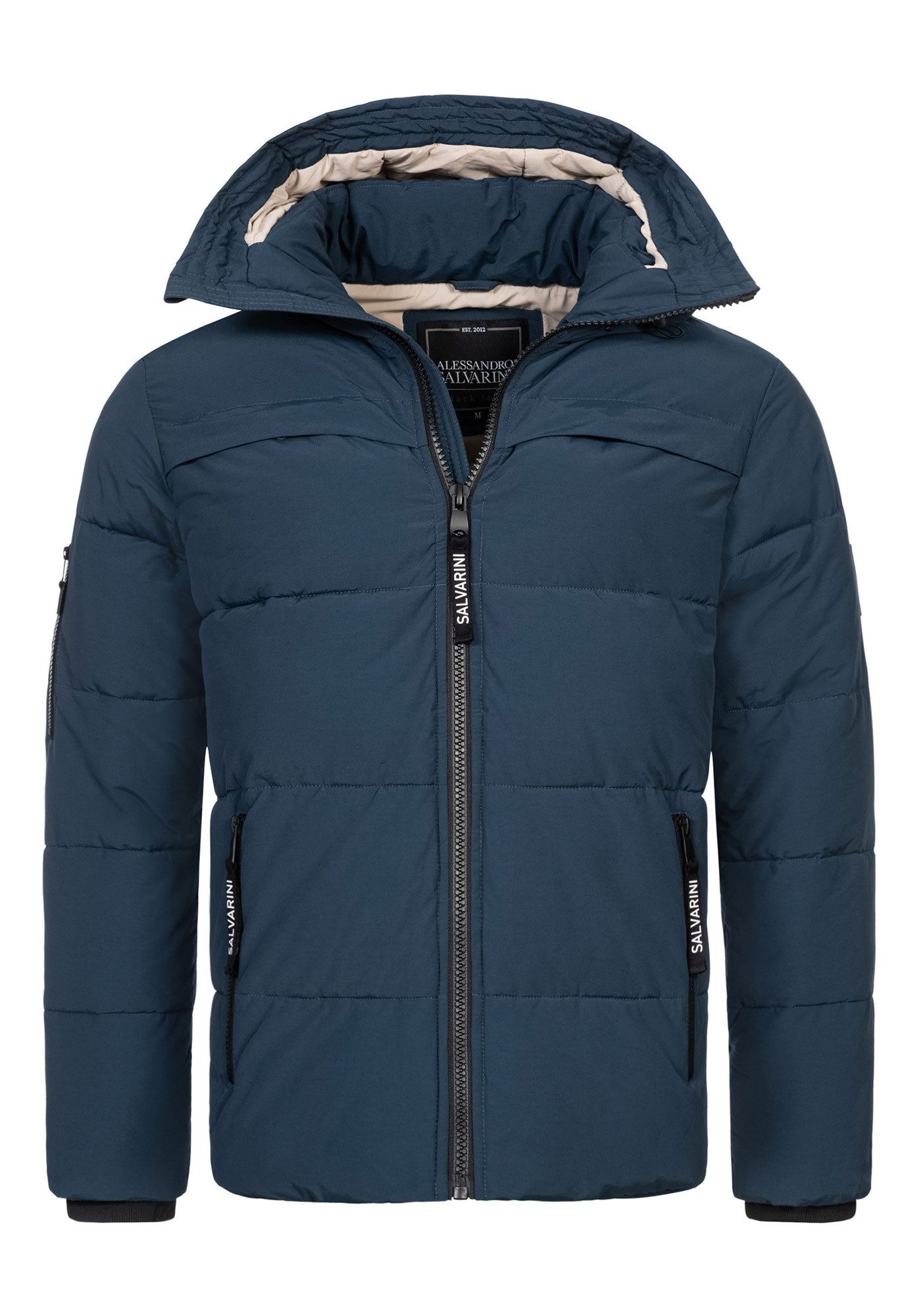 Alessandro Salvarini Winterjacke ASDiego mit extra hohem Kragen und vielen Taschen – Bild 5 von 5