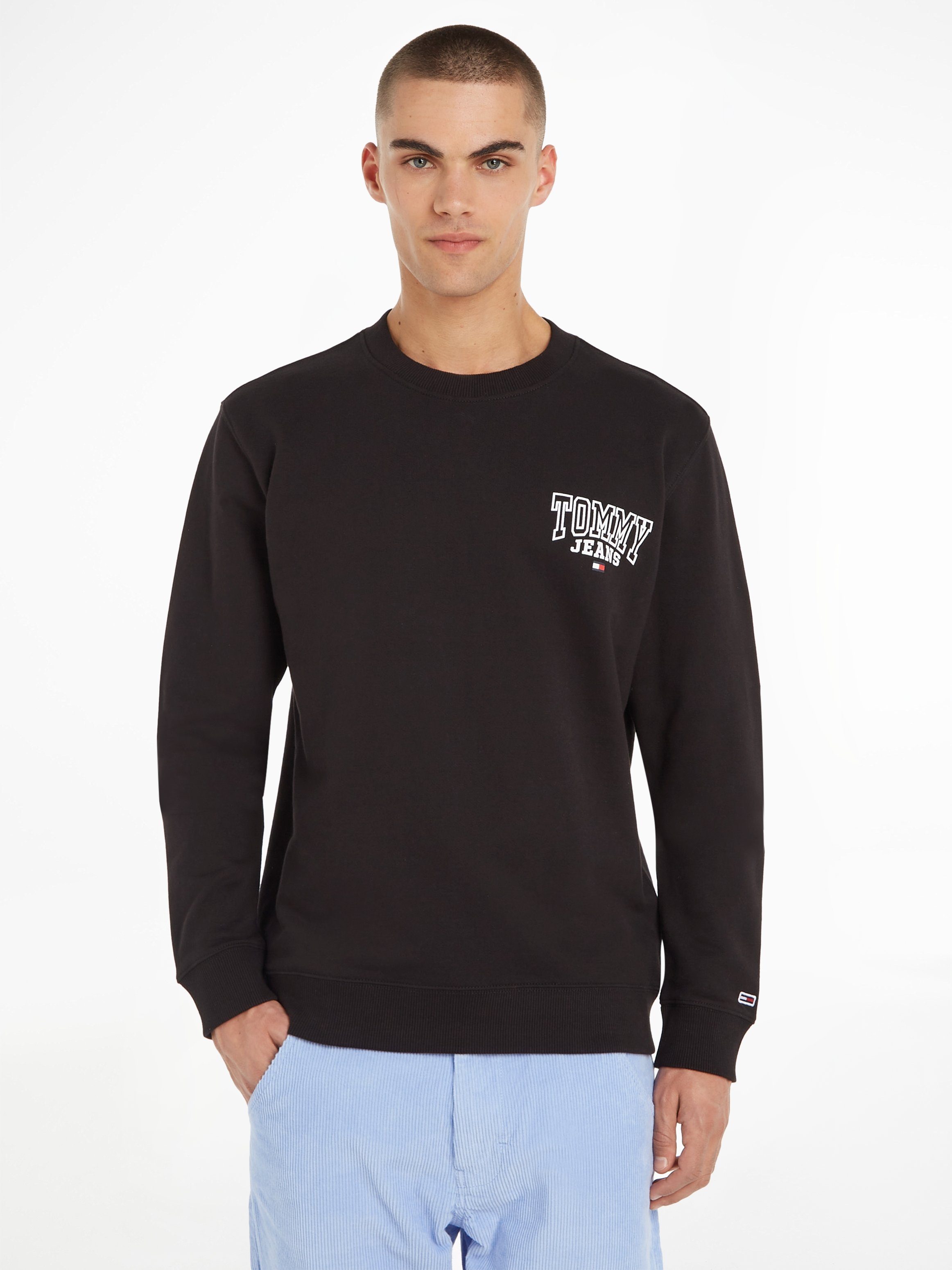 Tommy Jeans Sweatshirt TJM REG ENTRY GRAPHIC CREW Black