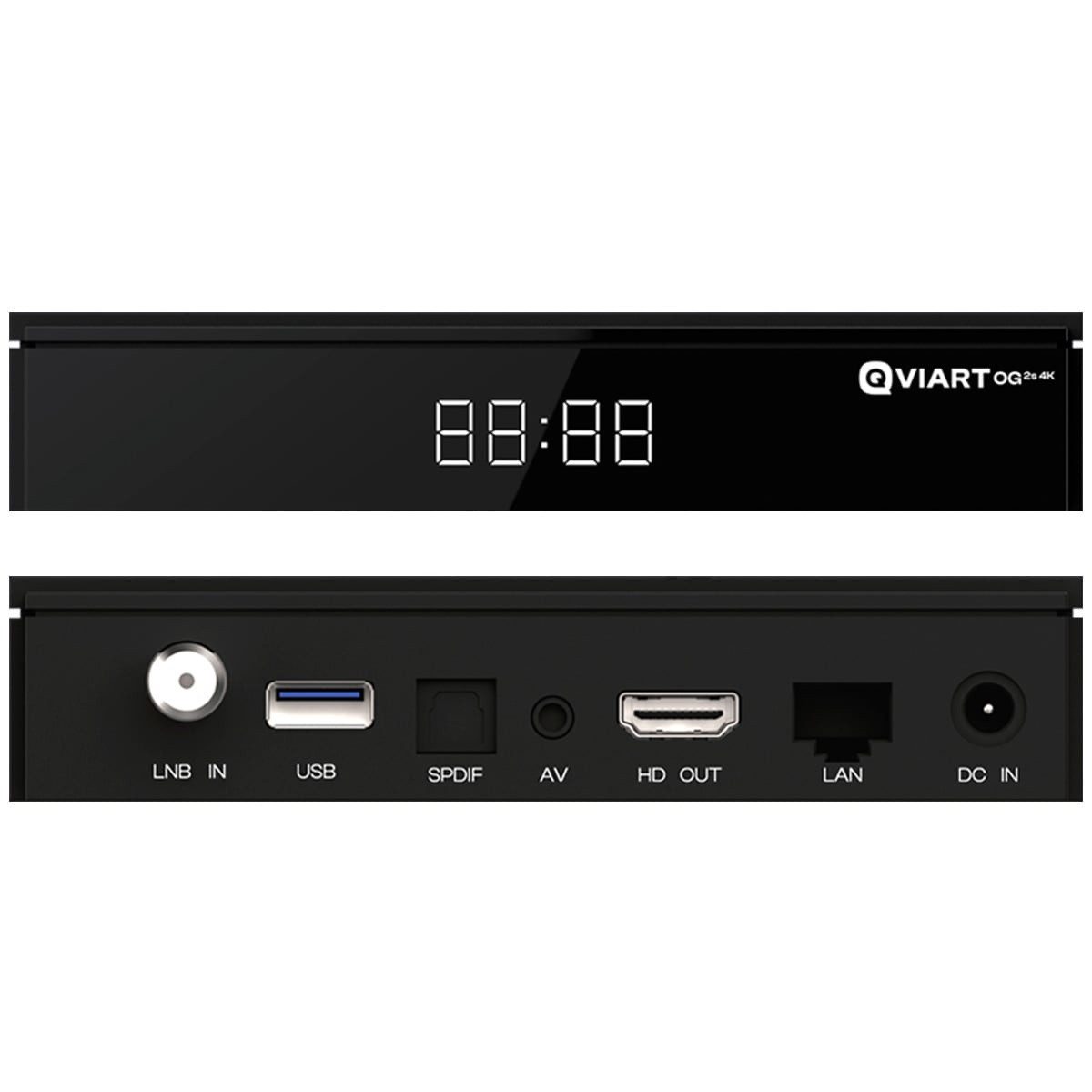 QVIART OG2S 4K UHD Linux DVB-S2 Sat IP Satellitenreceiver