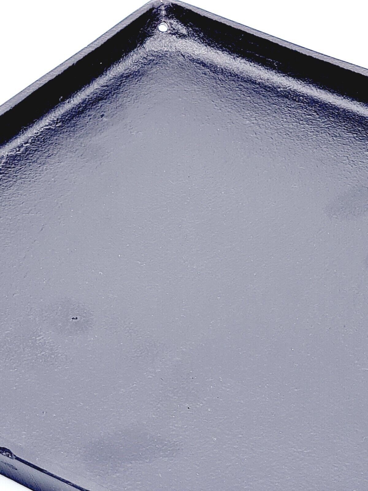 Meinposten Dekoteller Dekoteller schwarz Dekoschale Metall Teller Schale Alu Deko 25x25 (1 St)