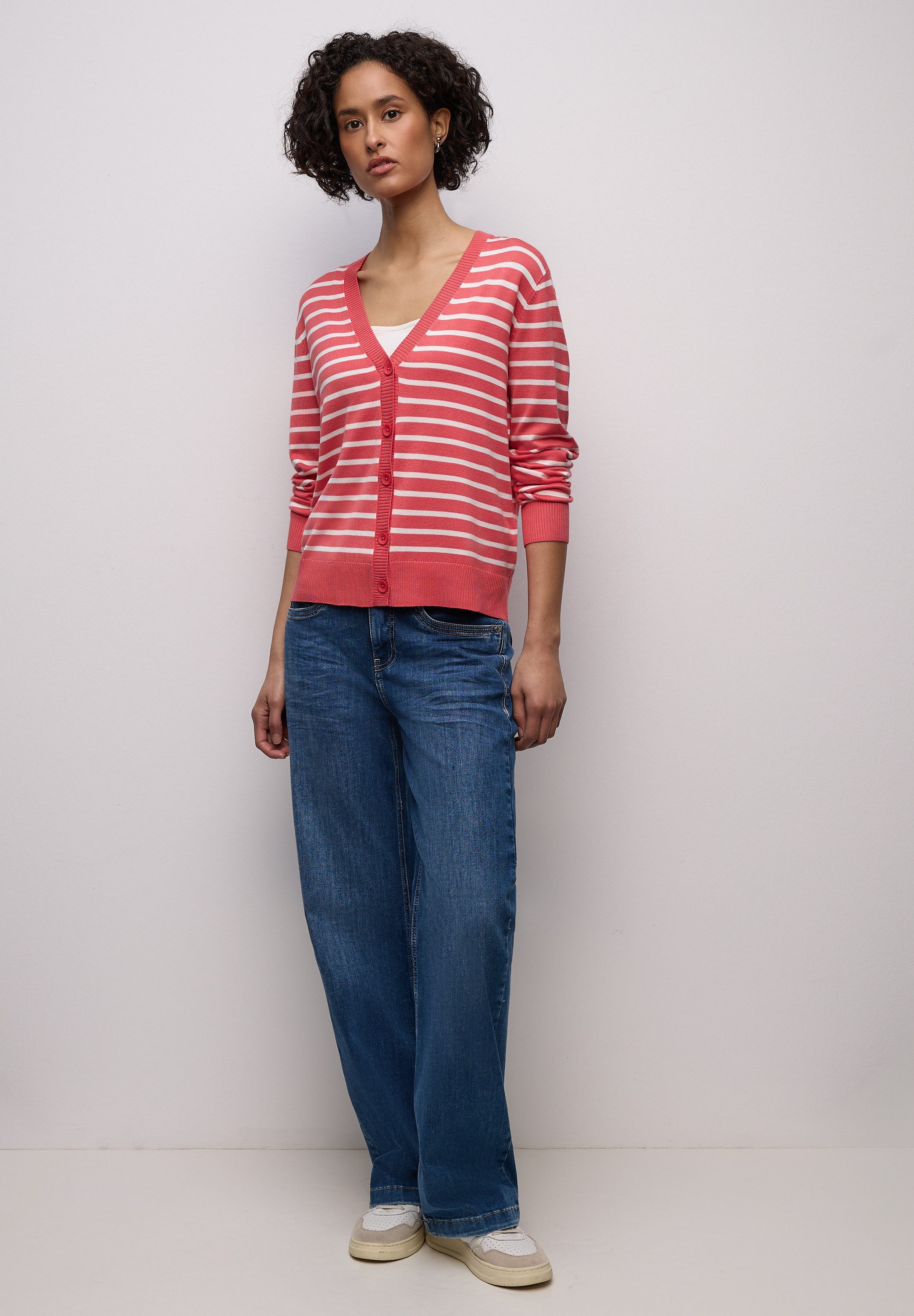 STREET ONE Cardigan mit V-Ausschnitt