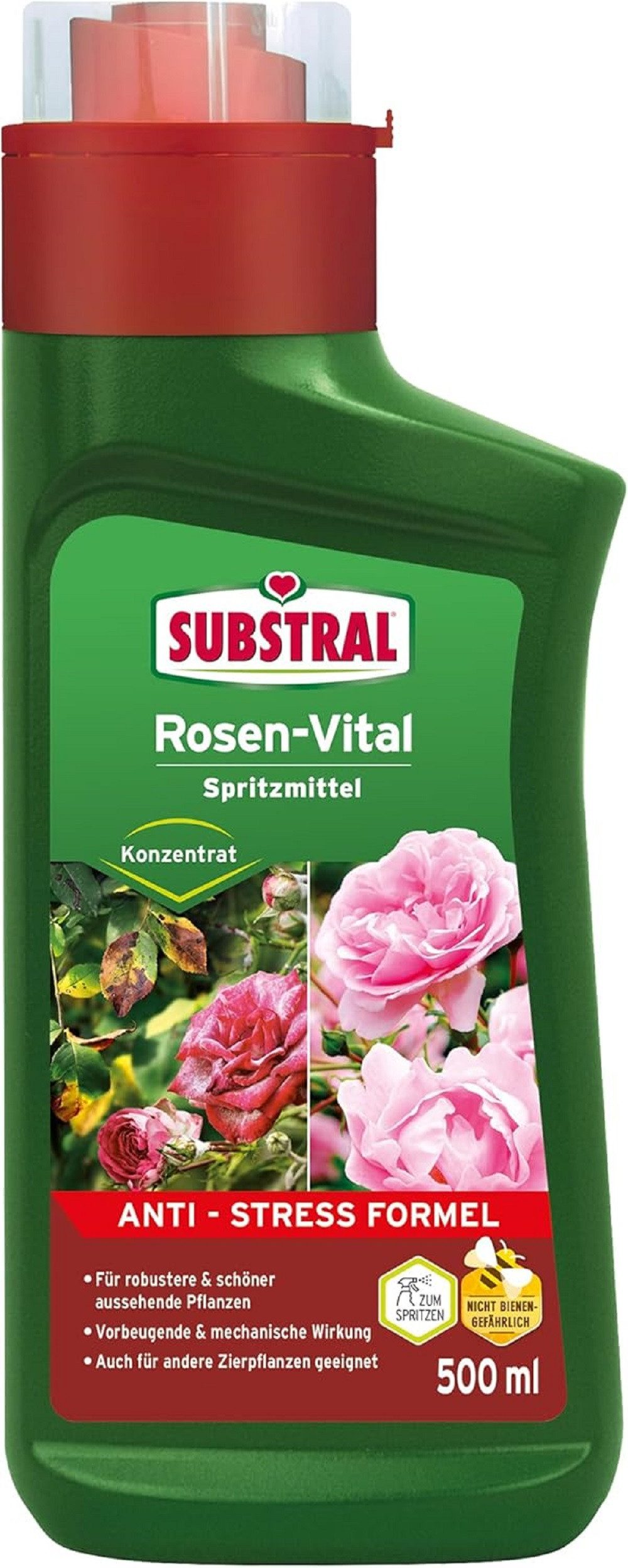 Substral Pflanzenstärkungsmittel Substral Rosen-Vital mit Anti-Stress-Formel, 500ml