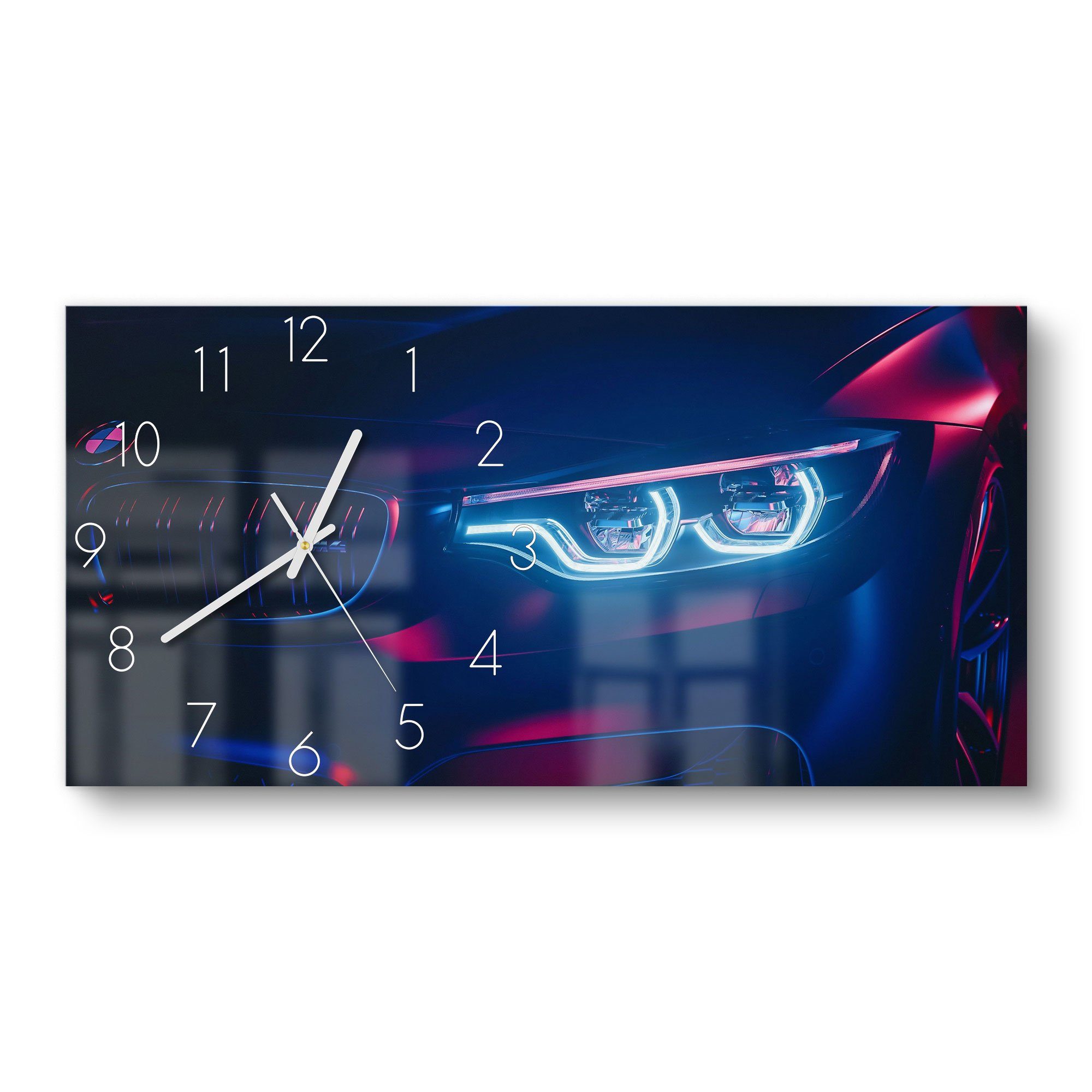 DEQORI Wanduhr 'BWM Frontal Nahaufnahme' (Glas Glasuhr modern Wand Uhr Desi günstig online kaufen