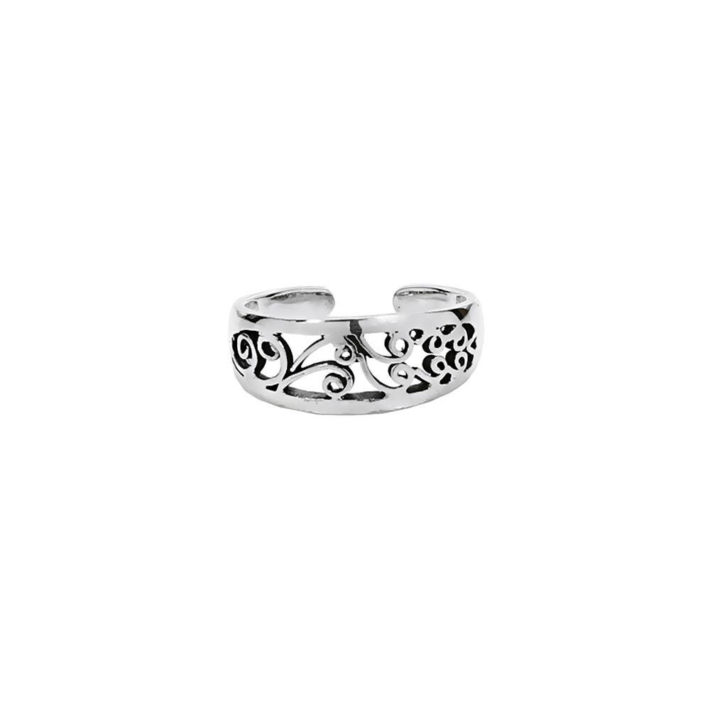 NKlaus Zehenring 925 Sterling Silber Keltische Celtic Gothic Zehenr