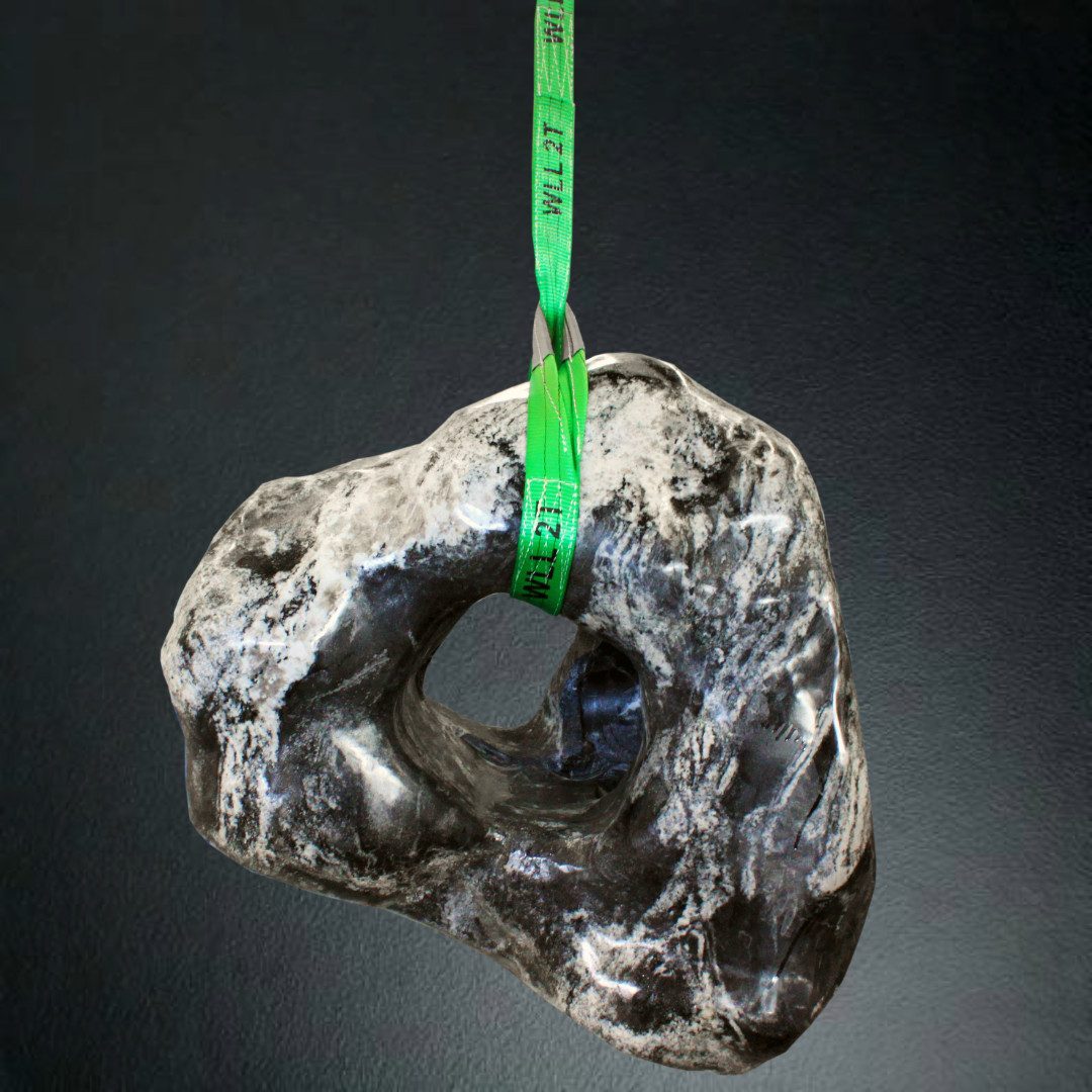 MCS CARGO SECURITY Zurrgurt Hebeschlinge, 2000kg, 2m, Hebegurt, Krangurt, grün (1-St)