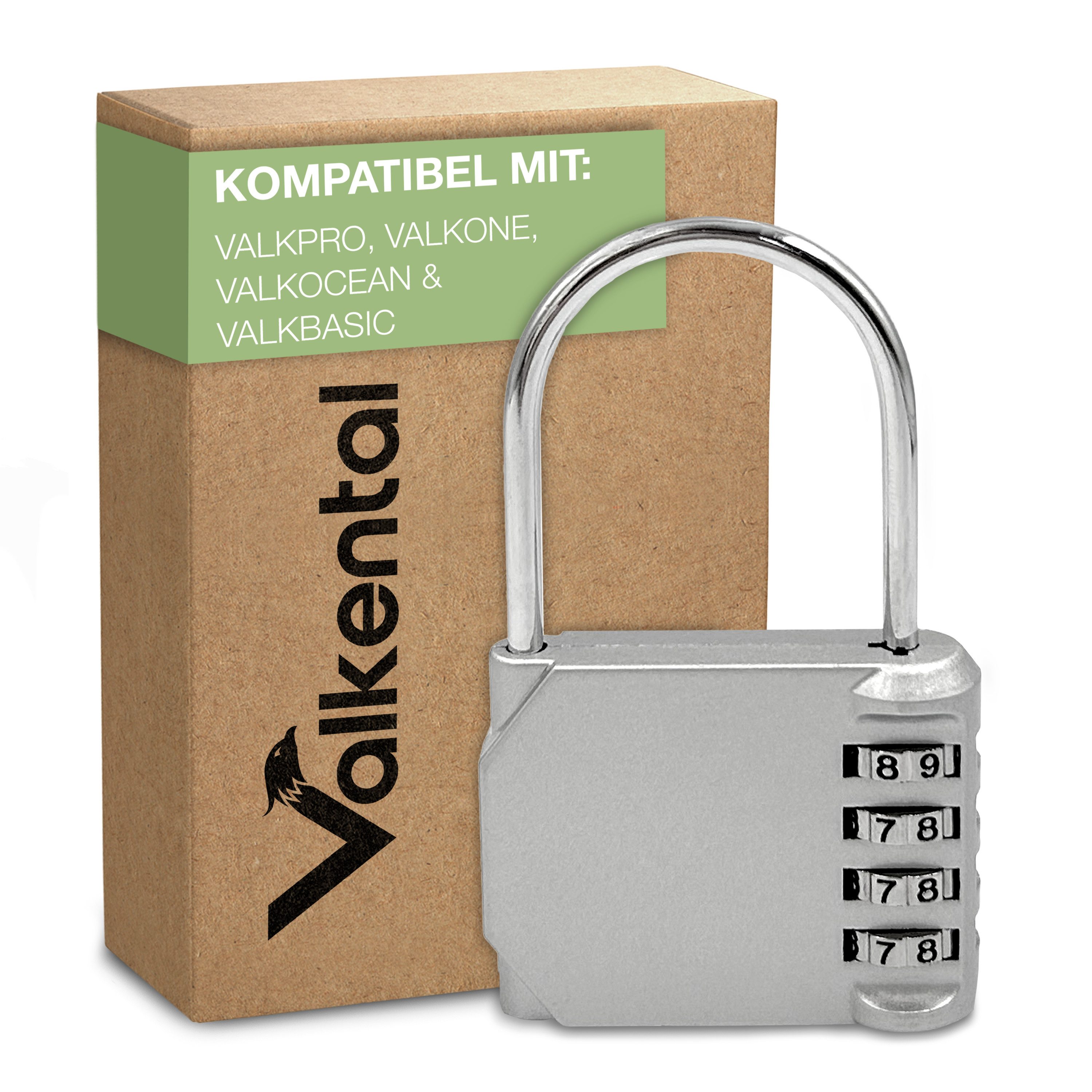 Valkental Vorhängeschloss QuickLock, verriegelt Fahrradtasche an Gepäckträger