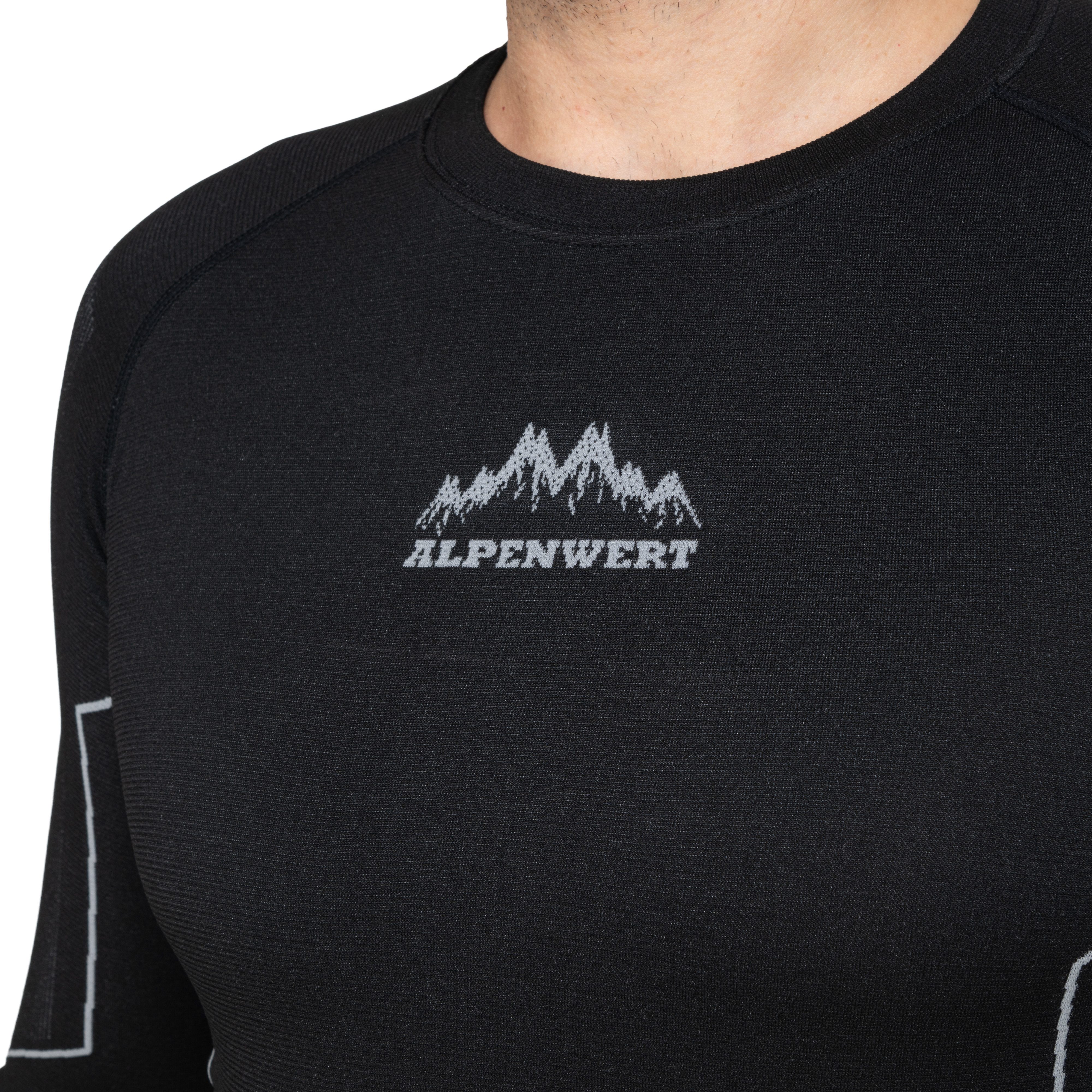 Alpenwert Thermounterhemd Thermounterwäsche Set Herren – mit Daumenloch wär günstig online kaufen