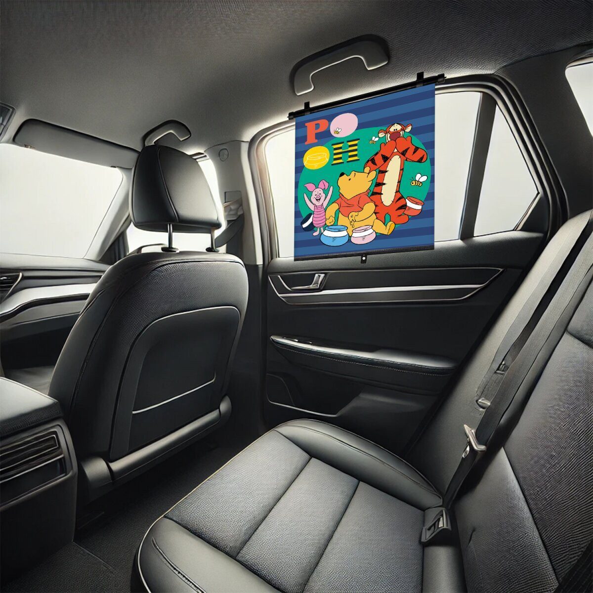 Disney Autosonnenschutz Disney Winnie the Pooh Rückziehbarer Auto-Sonnenschutz