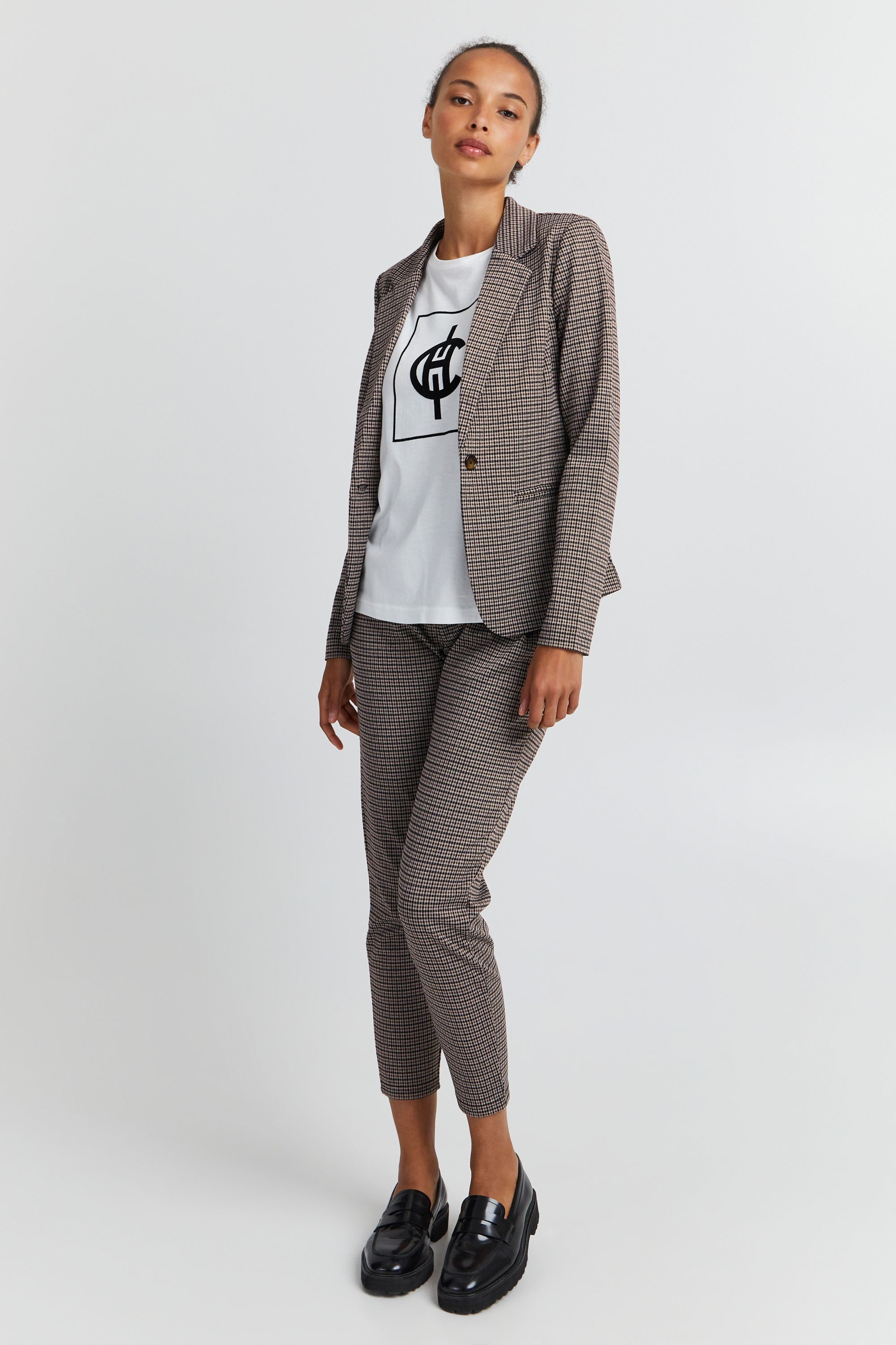 Ichi Jackenblazer IHKATE Kurzblazer mit Muster günstig online kaufen
