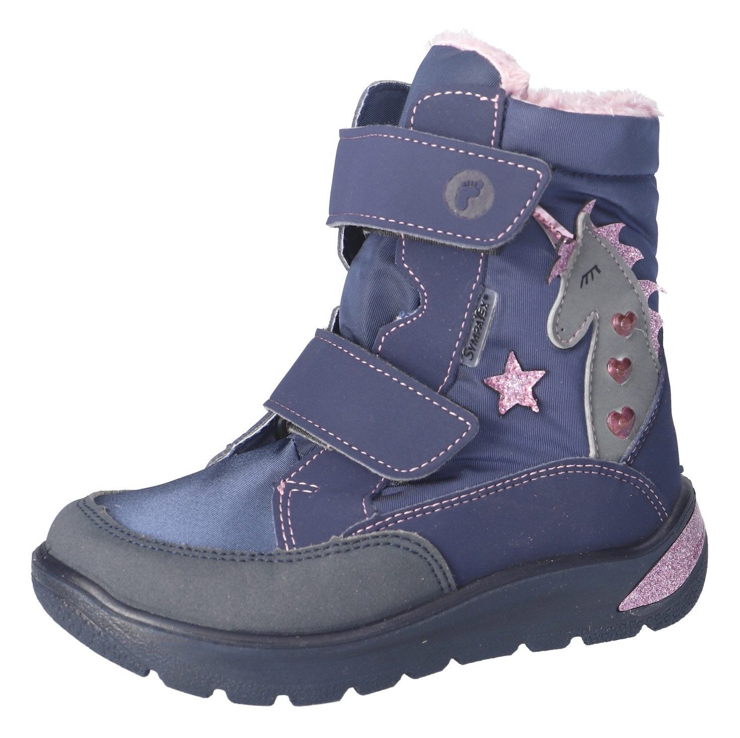 Ricosta Annika WMS: normal Winterstiefel Blinkschuh mit Warmfutter, Größenschablone zum Download
