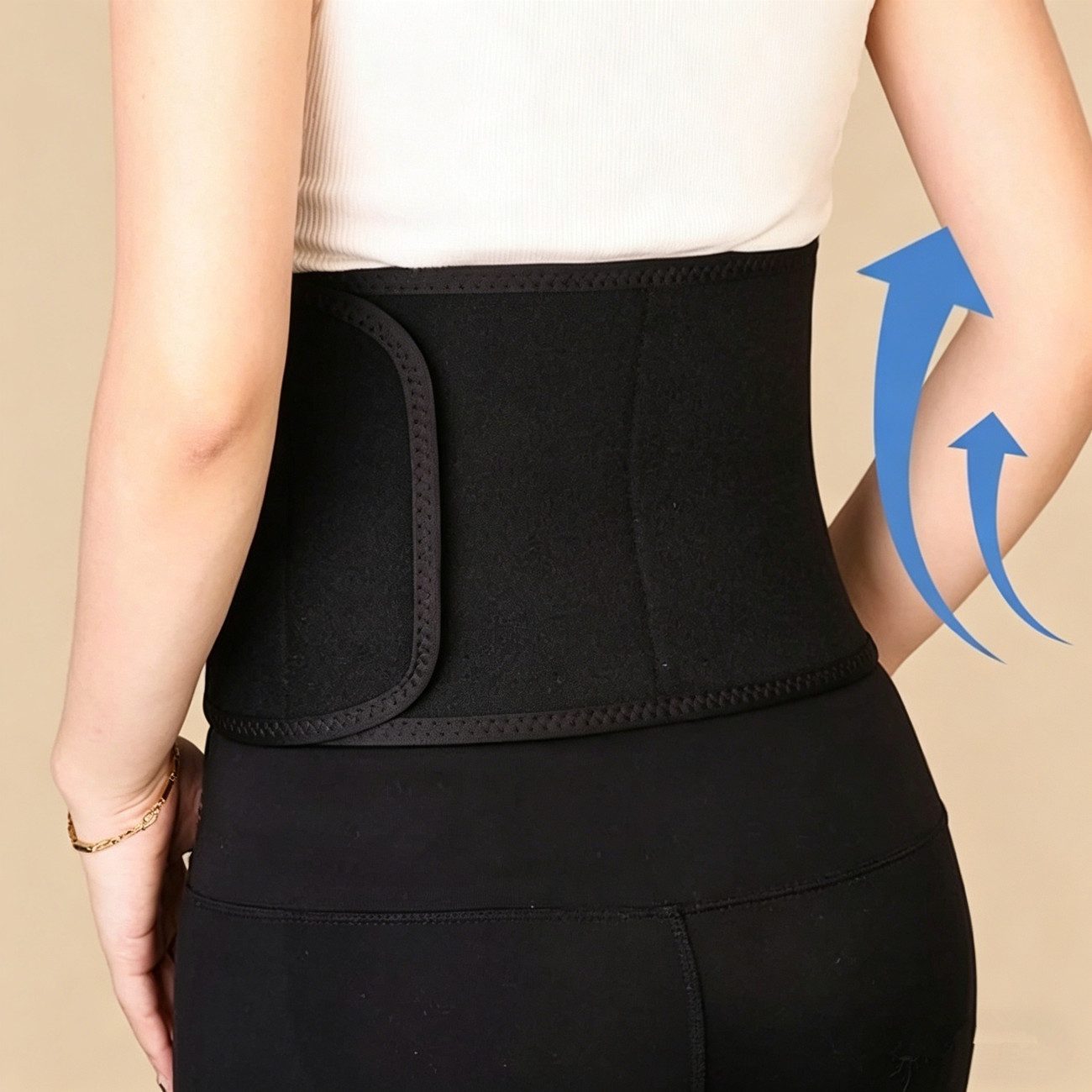 FANNOU Bauchweggürtel Bauchweggürtel Herren Damen, Hula Hoop Gürtel Bauch Weg Trainer, Sweat Belt Waisttrainer mit Handytasche – Bild 5 von 5