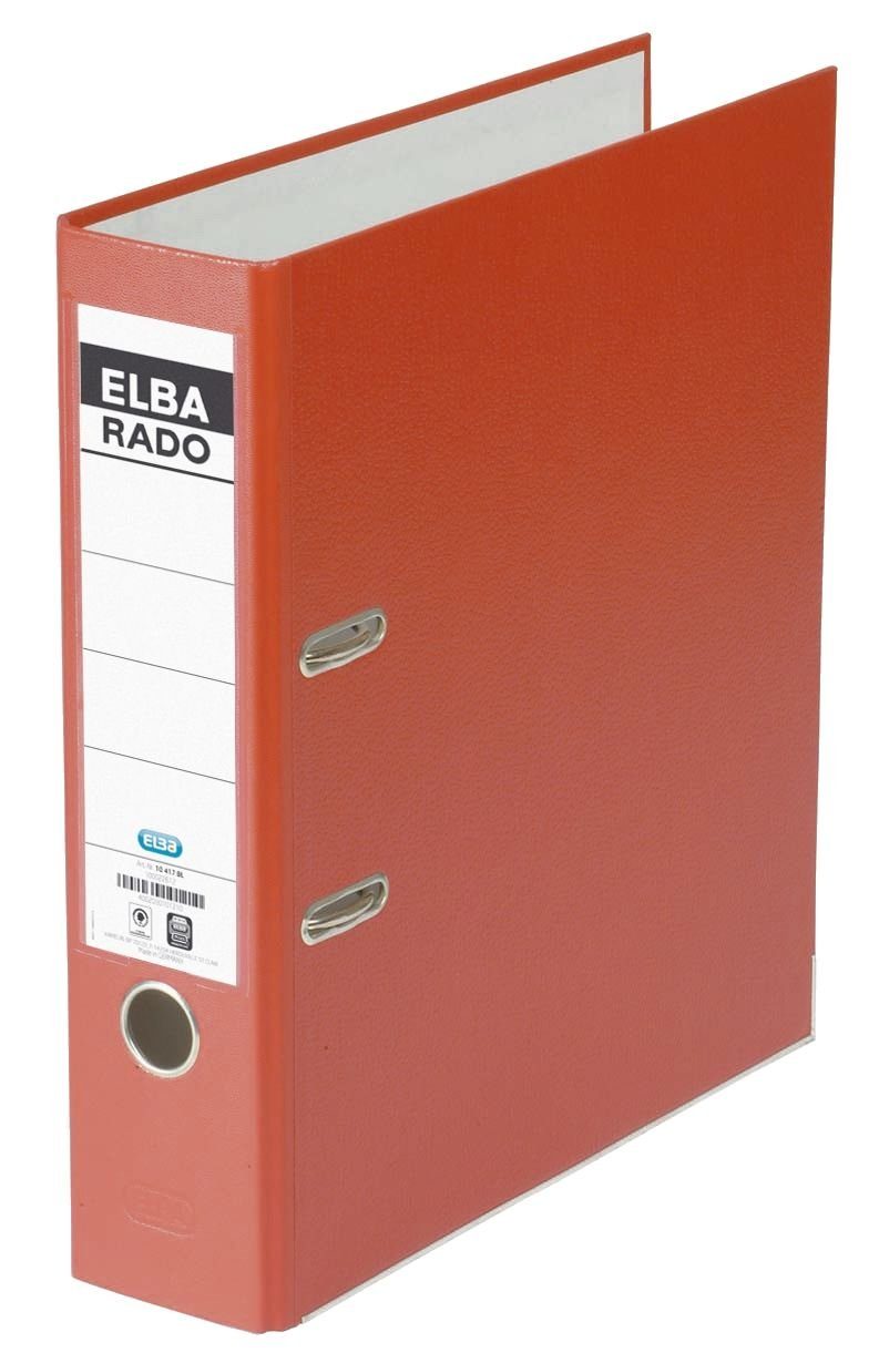 ELBA Aktenordner ELBA Ordner rado brillant, Rückenbreite: 80 mm, rot