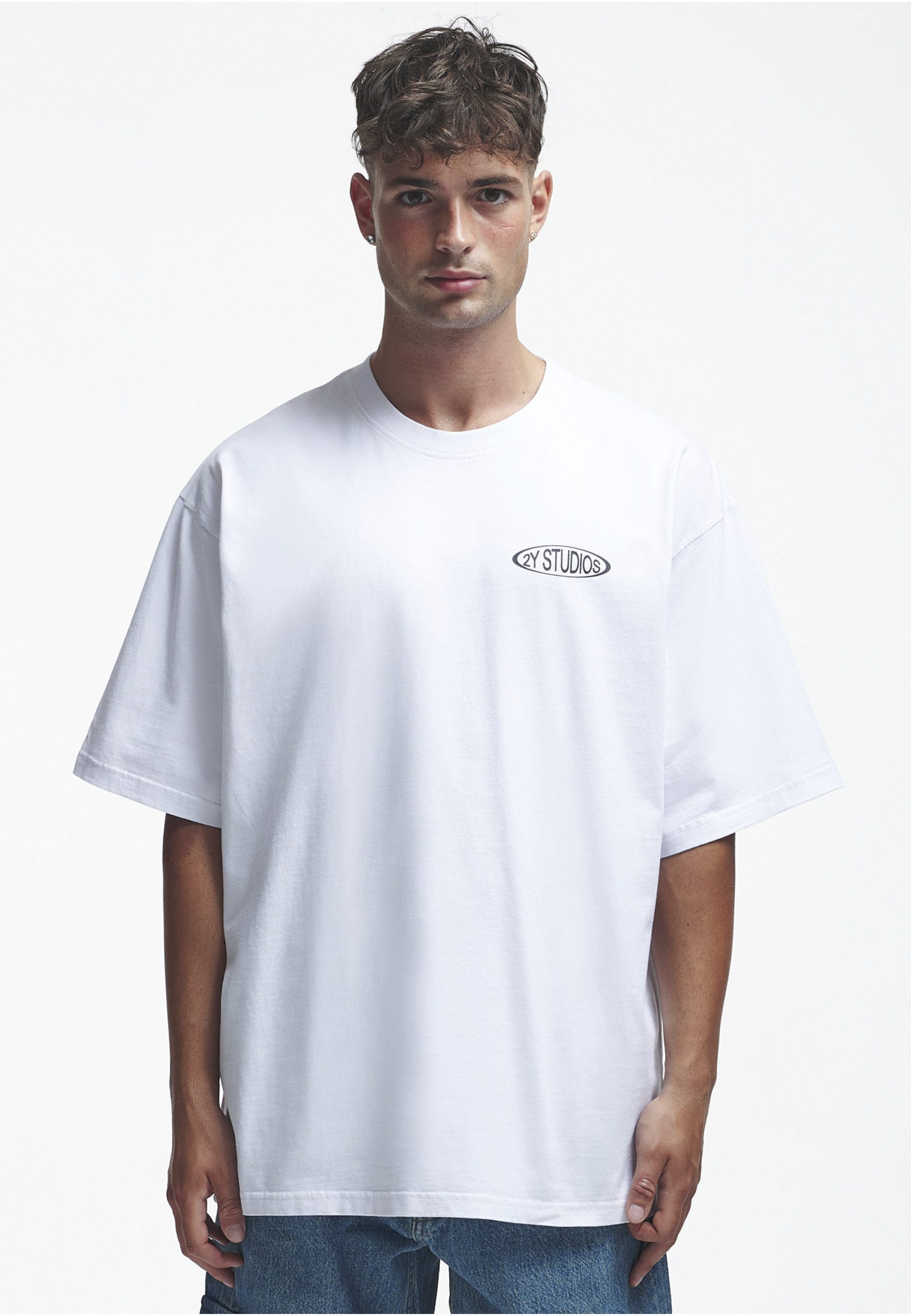 2Y Studios T-Shirt 2Y Studios Herren 2Y Introspect Oversize Tee (1-tlg)