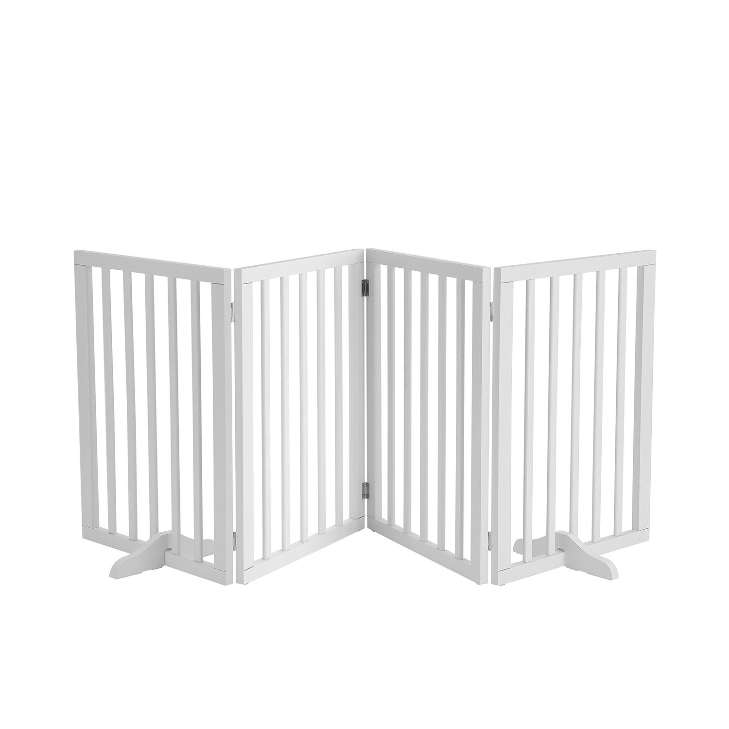 Schutzgitter 4tlg. Absperrgitter Freistehend Hundegitter 60cm hoch Treppengitter