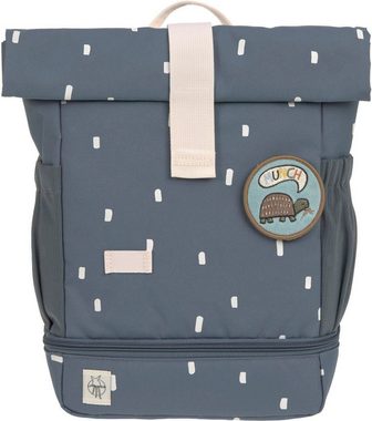 LÄSSIG Kinderrucksack Happy Prints, Mini Rolltop, Midnight Blue