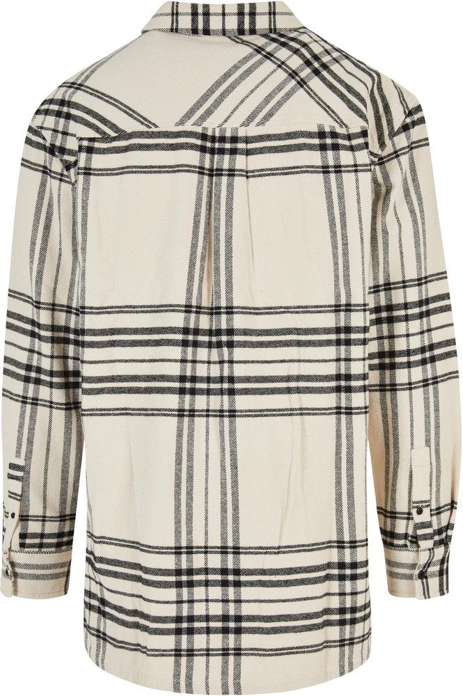 URBAN CLASSICS Langarmhemd Long Oversized Checked Summit Shirt
