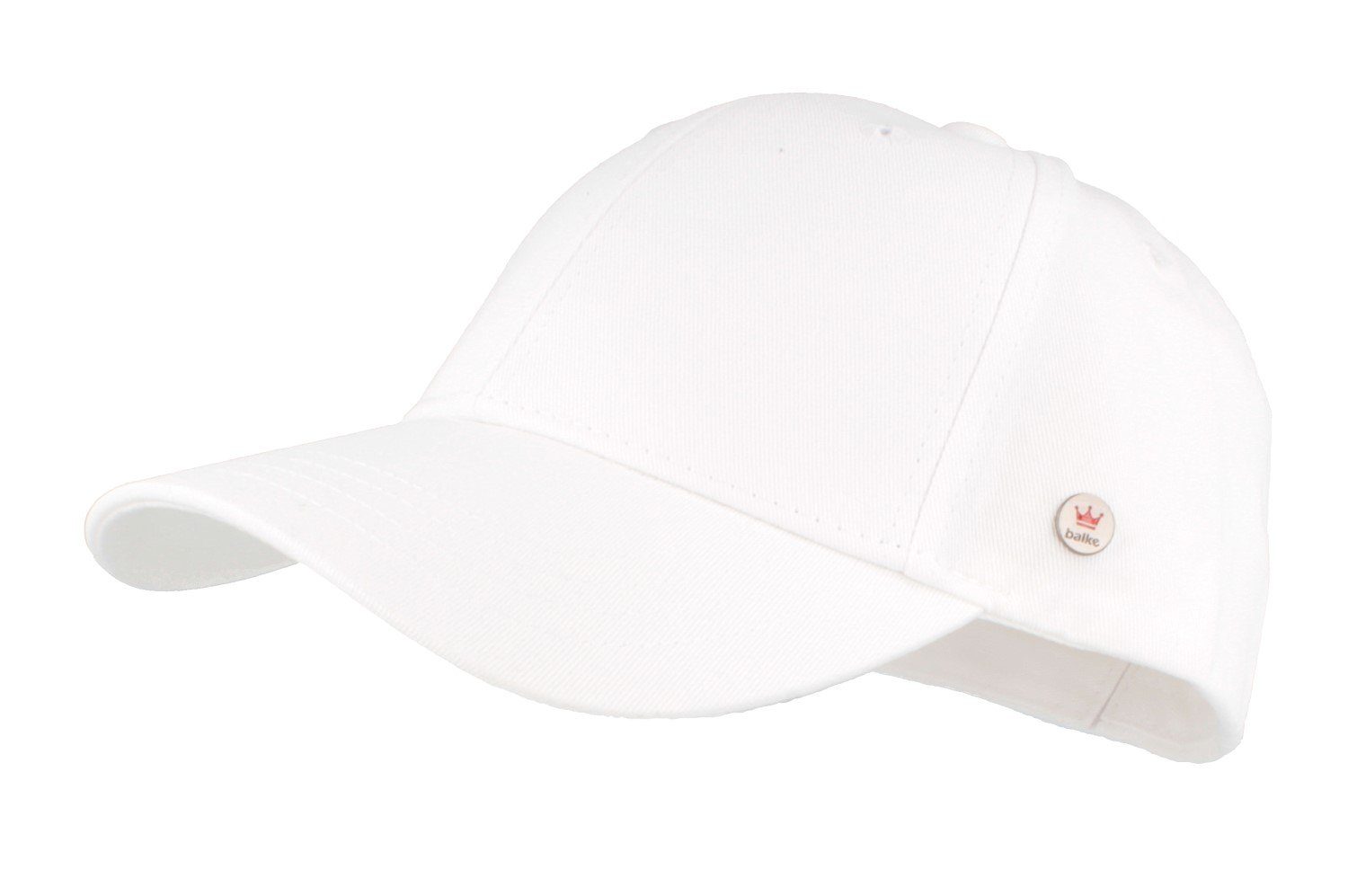 Balke Baseball Cap Einfarbige Baumwoll-Baseball-Cap 600 weiß