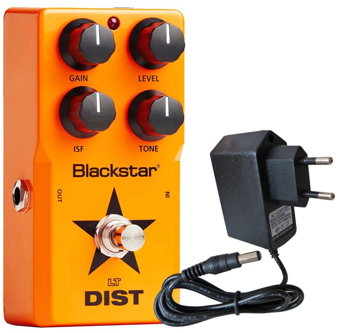E-Gitarre Blackstar LT-Dist Effektpedal mit Netzteil