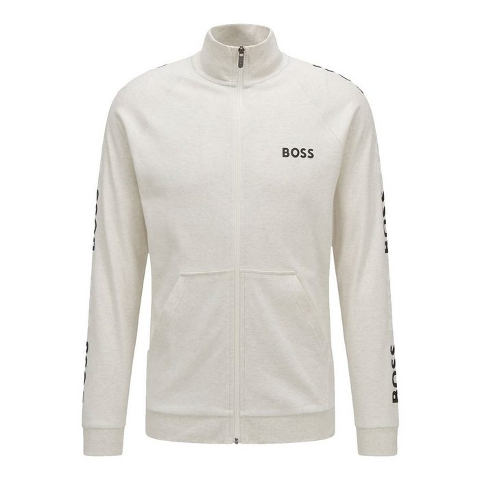 BOSS Trainingsjacke Contemp. Jacket Z mit sich wiederholenden BOSS-Logo an den Ärmeln